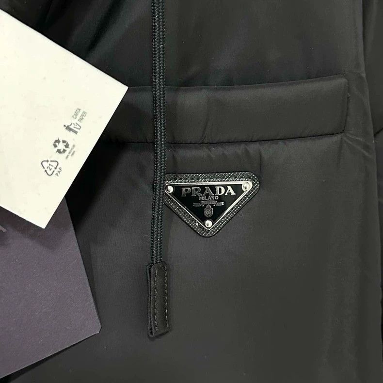 Prada Prada Size 38 New Recycled Nylon Long Down Jacket Size 38 Size US XS / EU 42 / 0 - 8 Thumbnail