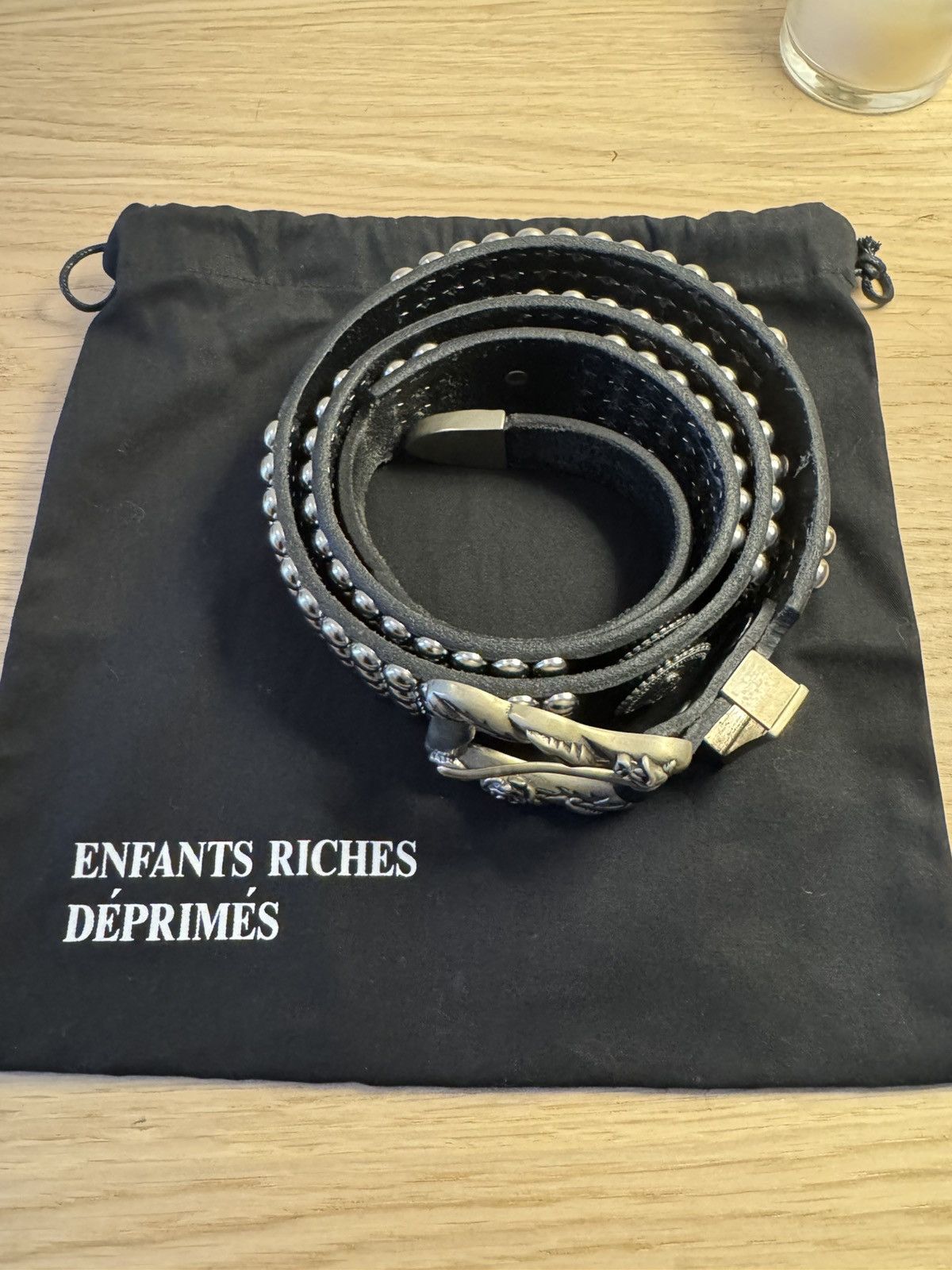 Enfants Riches Deprimes ENFANTS RICHE DÉPRIMÉS COIN BELT BLACK Size 40 - 2 Thumbnail