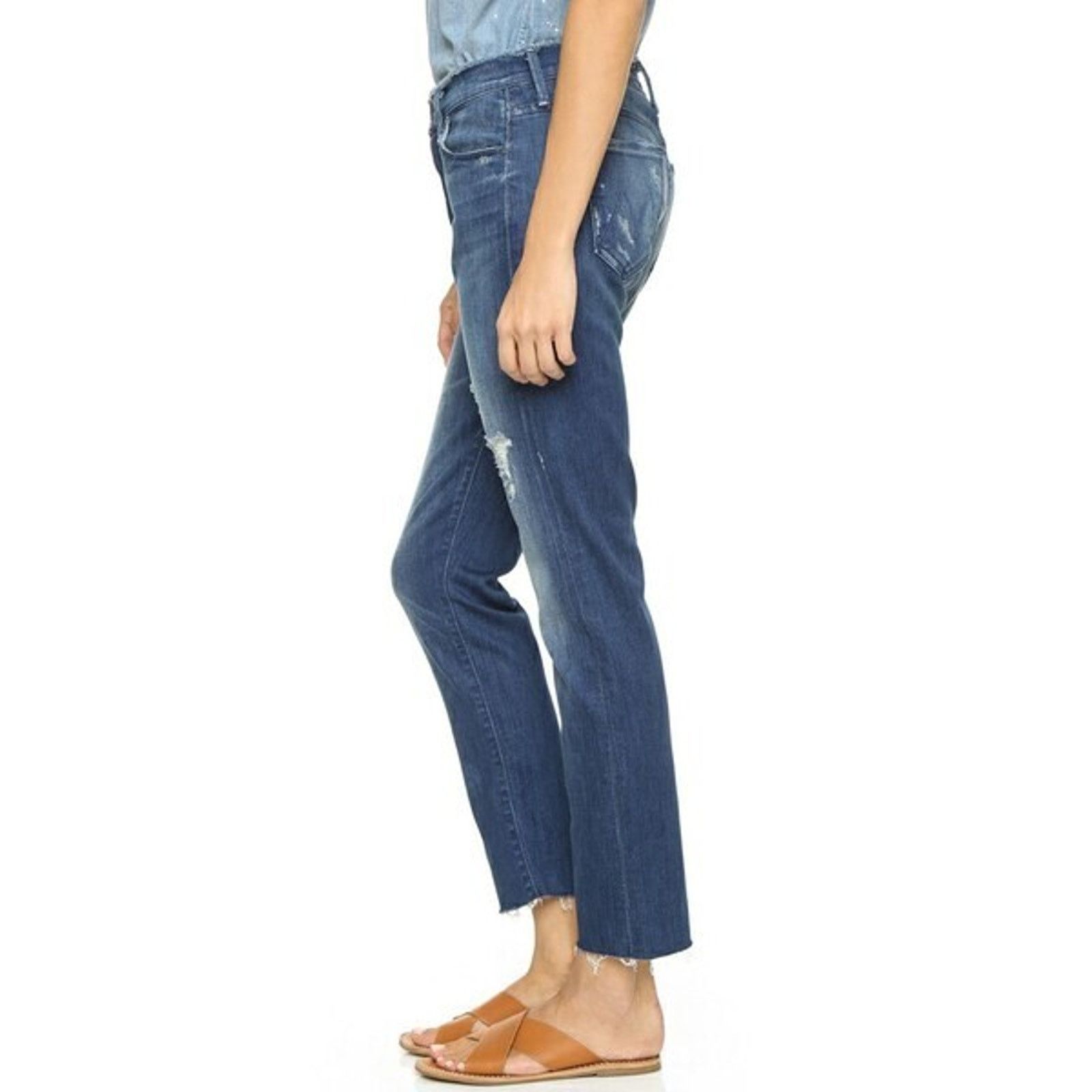 Other Mother The Double Fray Vagabond Take the Edge Off Jeans 27 Size 27" / US 4 / IT 40 - 2 Thumbnail