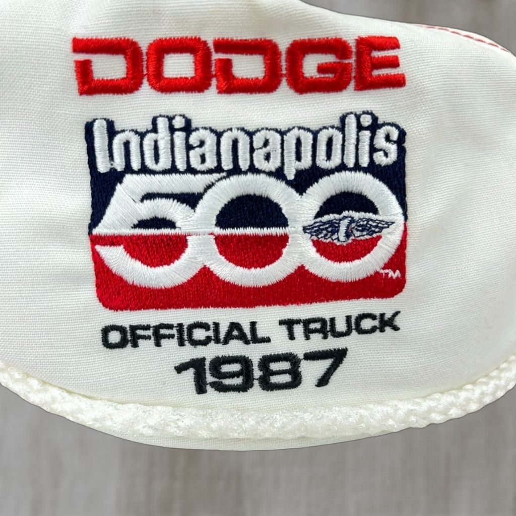 Roper VINTAGE Indy 500 Trucker Hat Snapback Made In USA 80s Dodge Rope Racing 1987 Size ONE SIZE - 1 Thumbnail