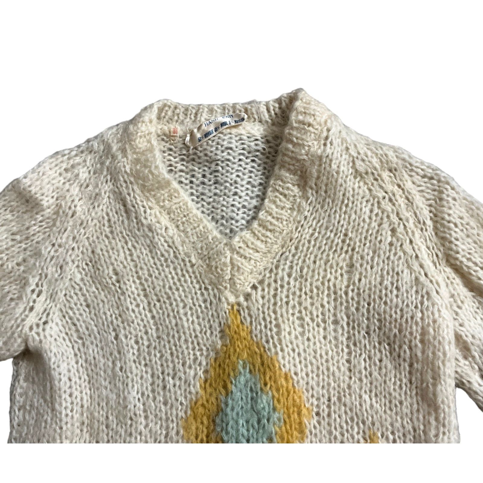 トップス 60s All Sports Casual Mohair Sweater L 60s All Sports Casual Mohair Sweater L