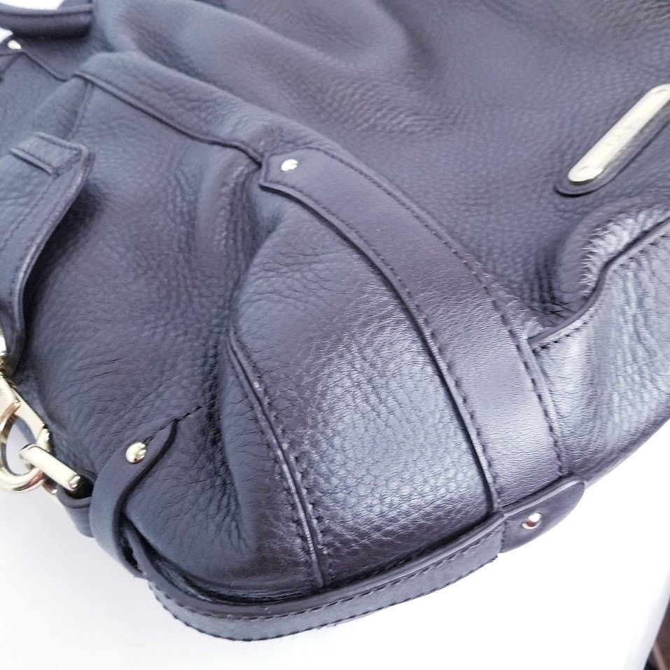 Cole Haan Village II pebbled leather oversize hobo satchel Purse Size ONE SIZE - 12 Thumbnail