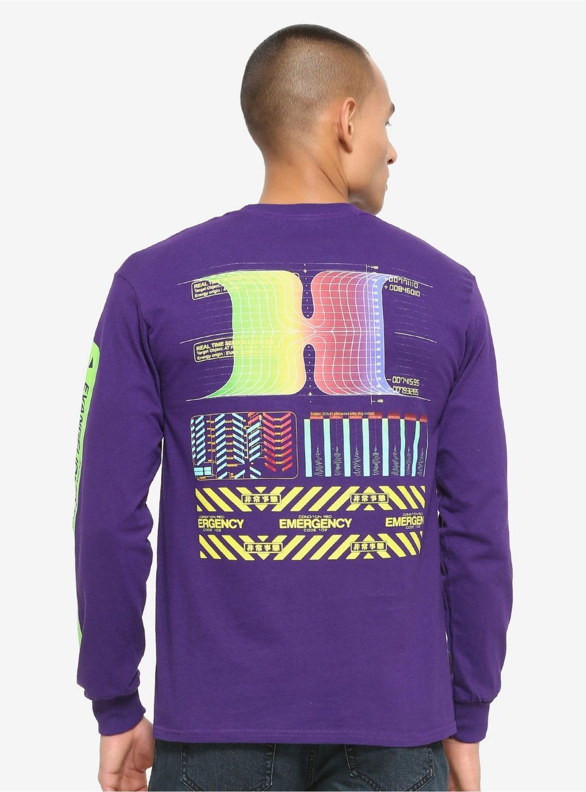 Anime BoxLunch Exclusive X Neon Genesis Evangelion Eva L/S Tee Size US M / EU 48-50 / 2 - 14 Thumbnail