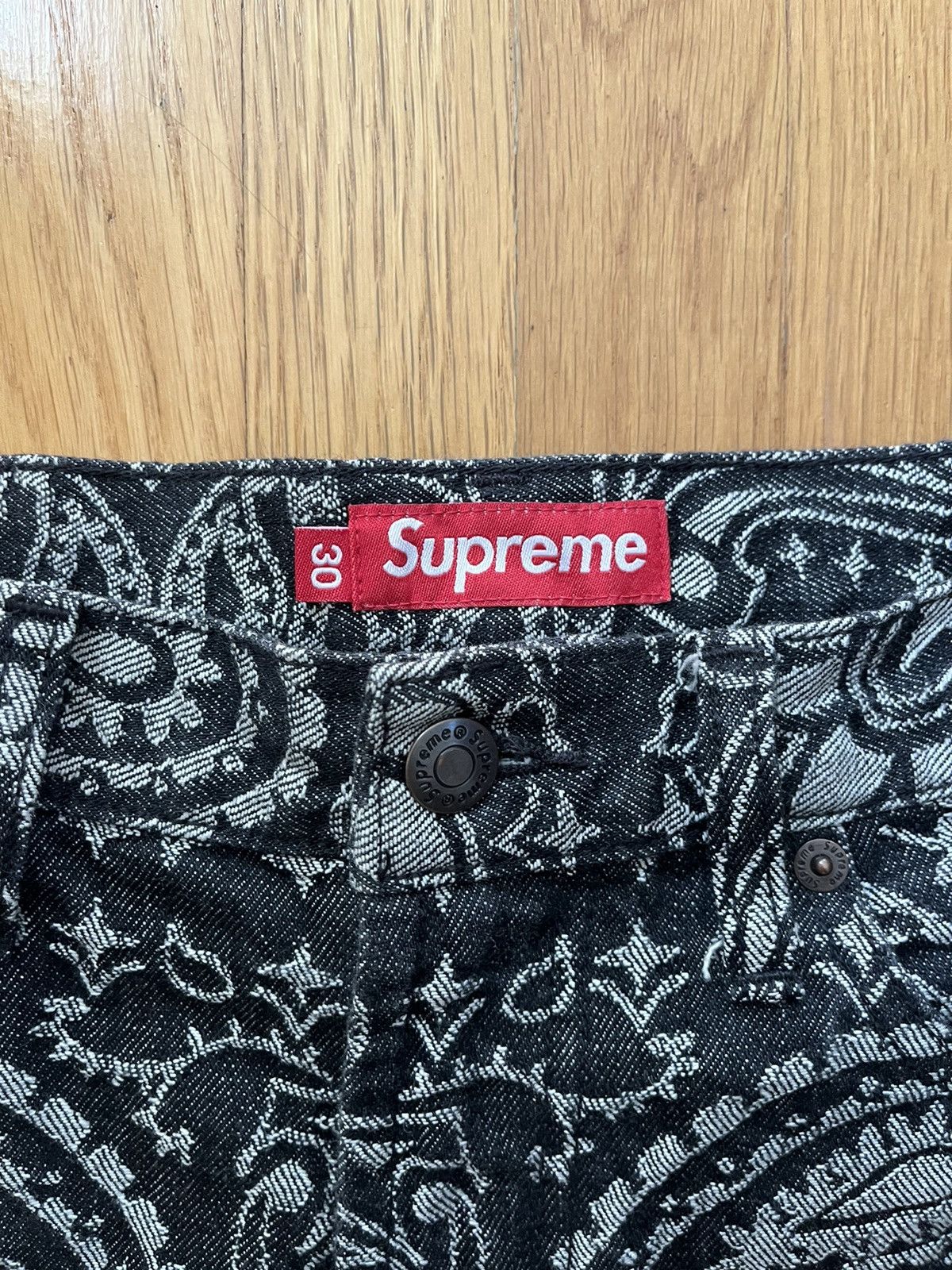 Supreme Bandana Jacquard Baggy Jean