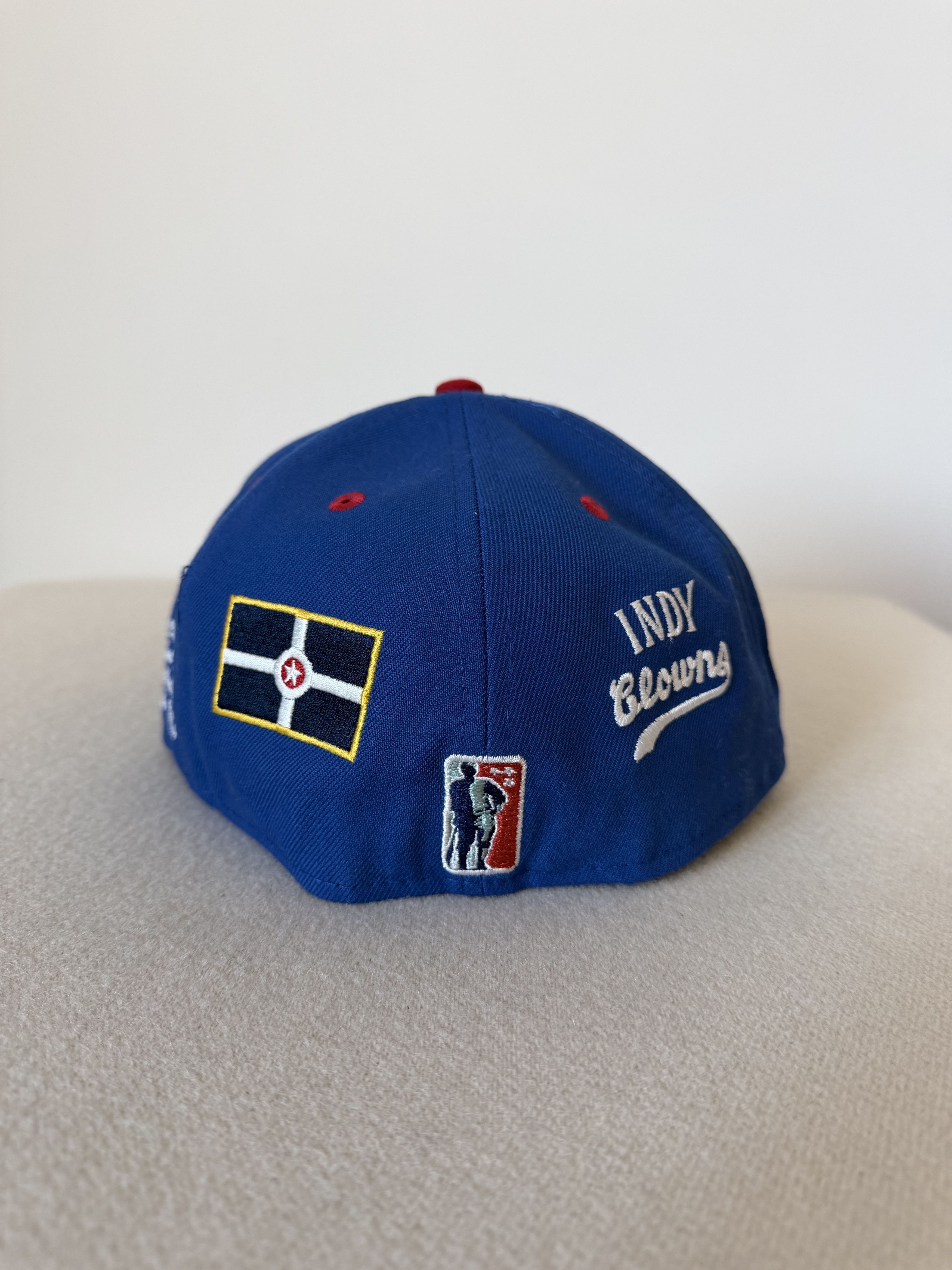 Ebbets Field Flannels 7 1/2 Ebbets Field Flannels Indianapolis Clowns Fitted Hat Size ONE SIZE - 4 Thumbnail