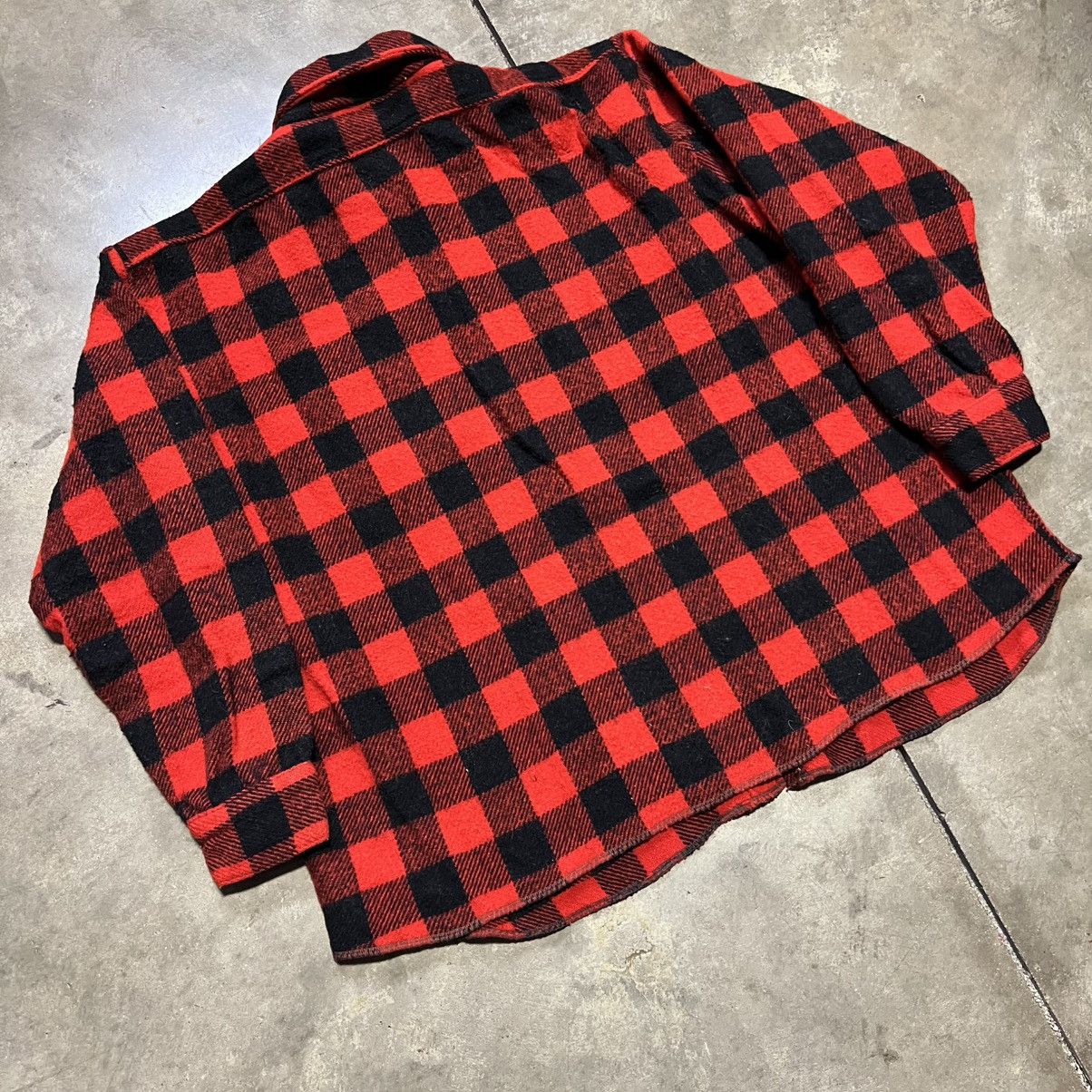 Woolrich Woolen Mills Vintage 70s 80s Frostproof Wool Flannel Buffalo Plaid Shirt Size US XL / EU 56 / 4 - 7 Thumbnail