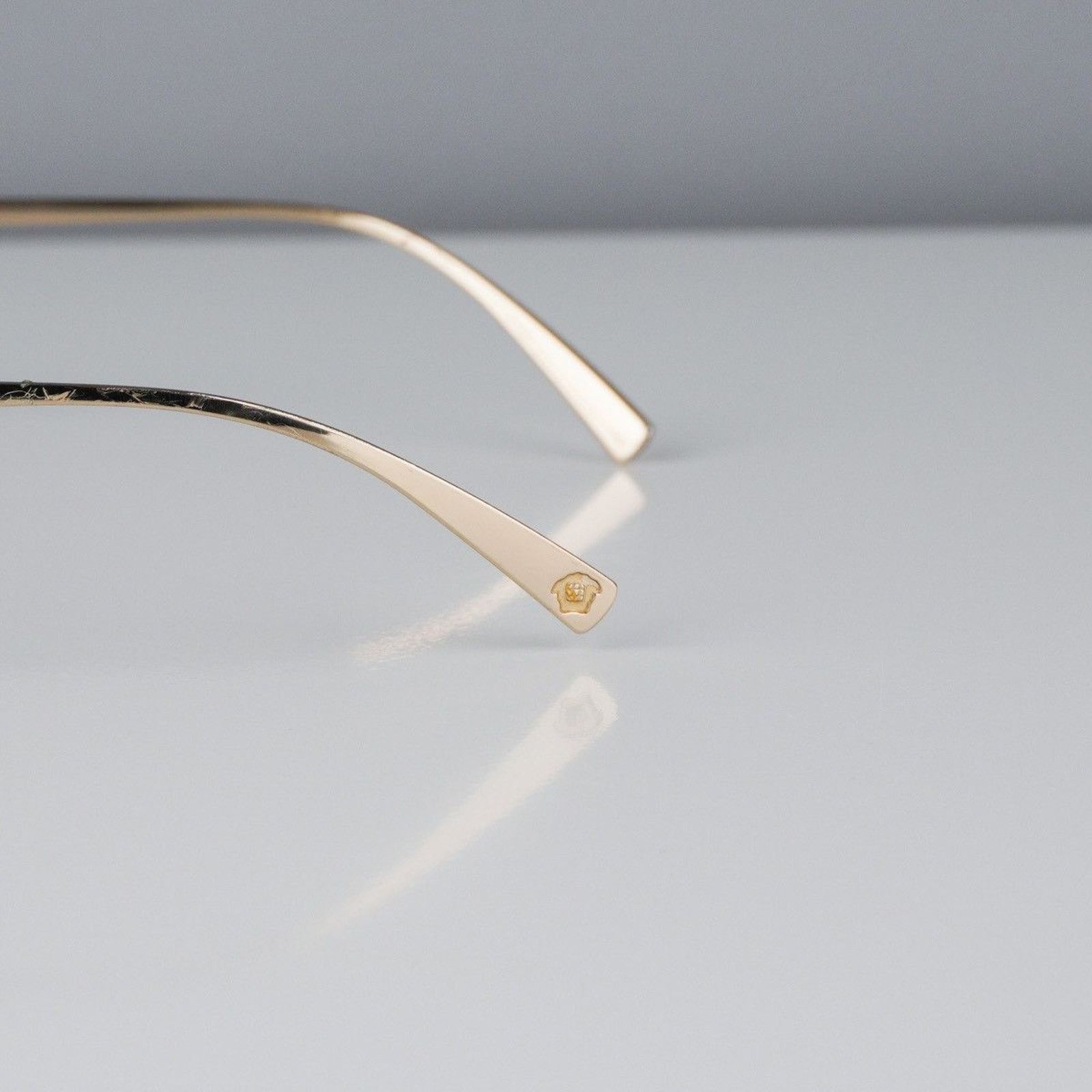 Versace Versace greca medusa logo gold eyewear glasses Size ONE SIZE - 7 Thumbnail
