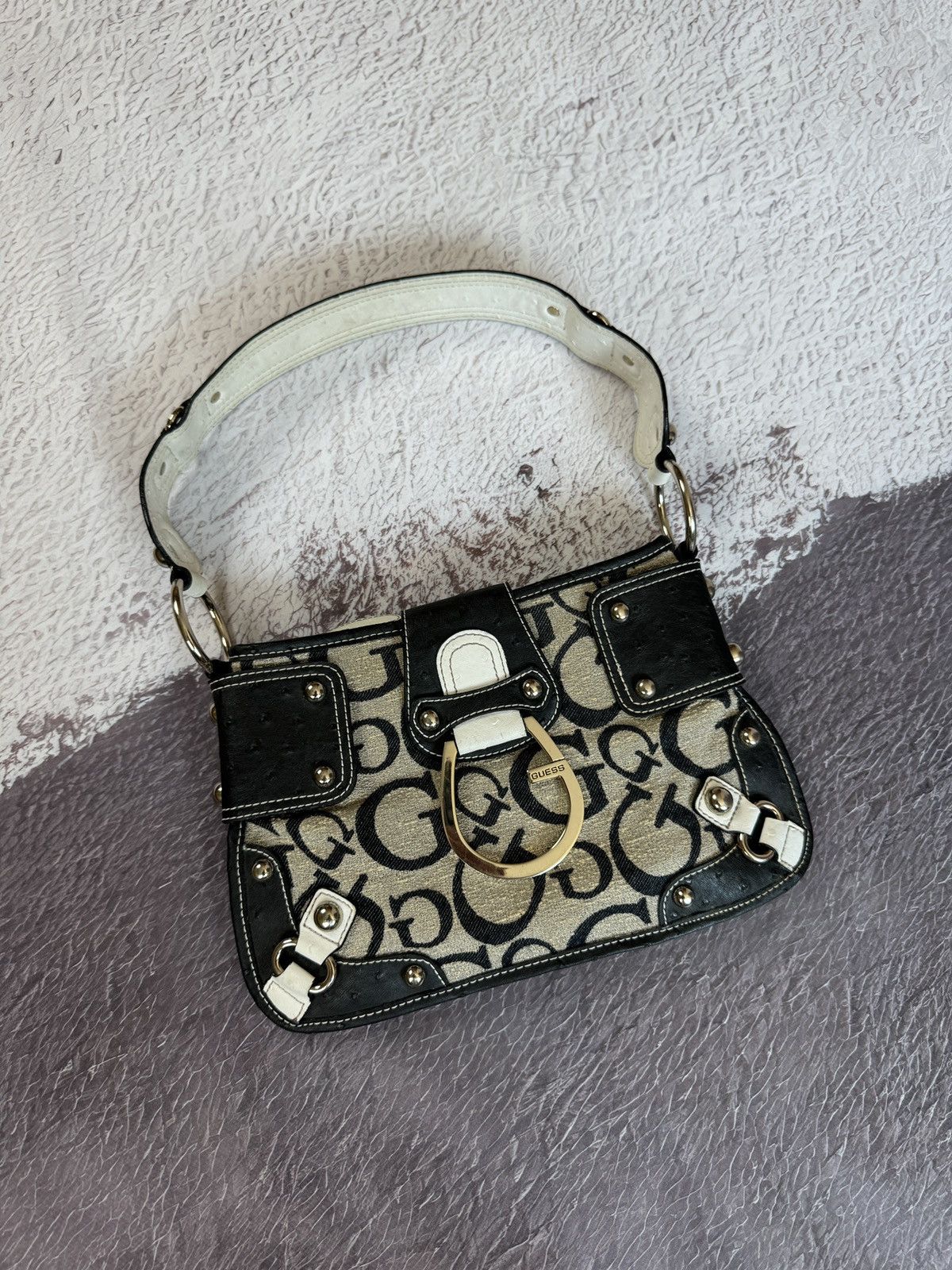Guess Guess Vintage monogram Women shoulder hand Bag Size ONE SIZE - 3 Thumbnail