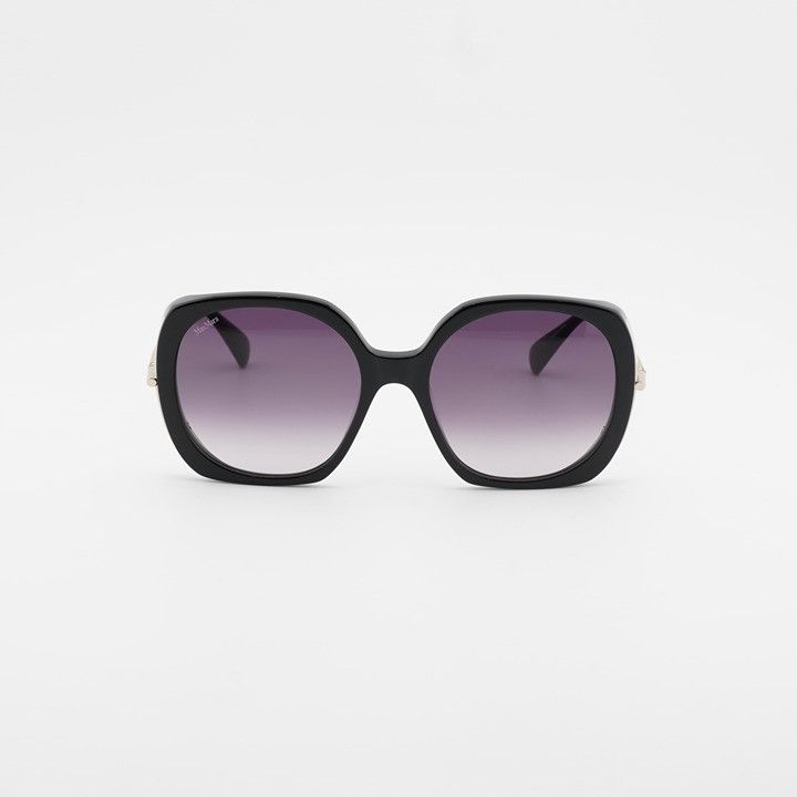 Max Mara Max Mara MALIBU9 MM0079 01B Sunglasses Black Butterfly Frame Size ONE SIZE - 8 Thumbnail
