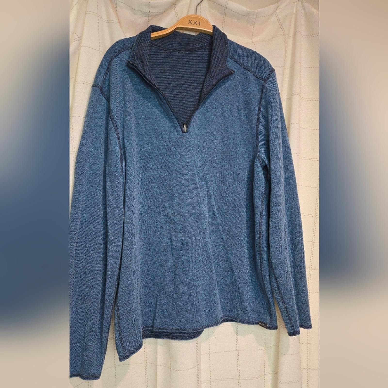 Eddie Bauer Eddie Bauer Reversible Quarter Zip Size US L / EU 52-54 / 3 - 1 Thumbnail