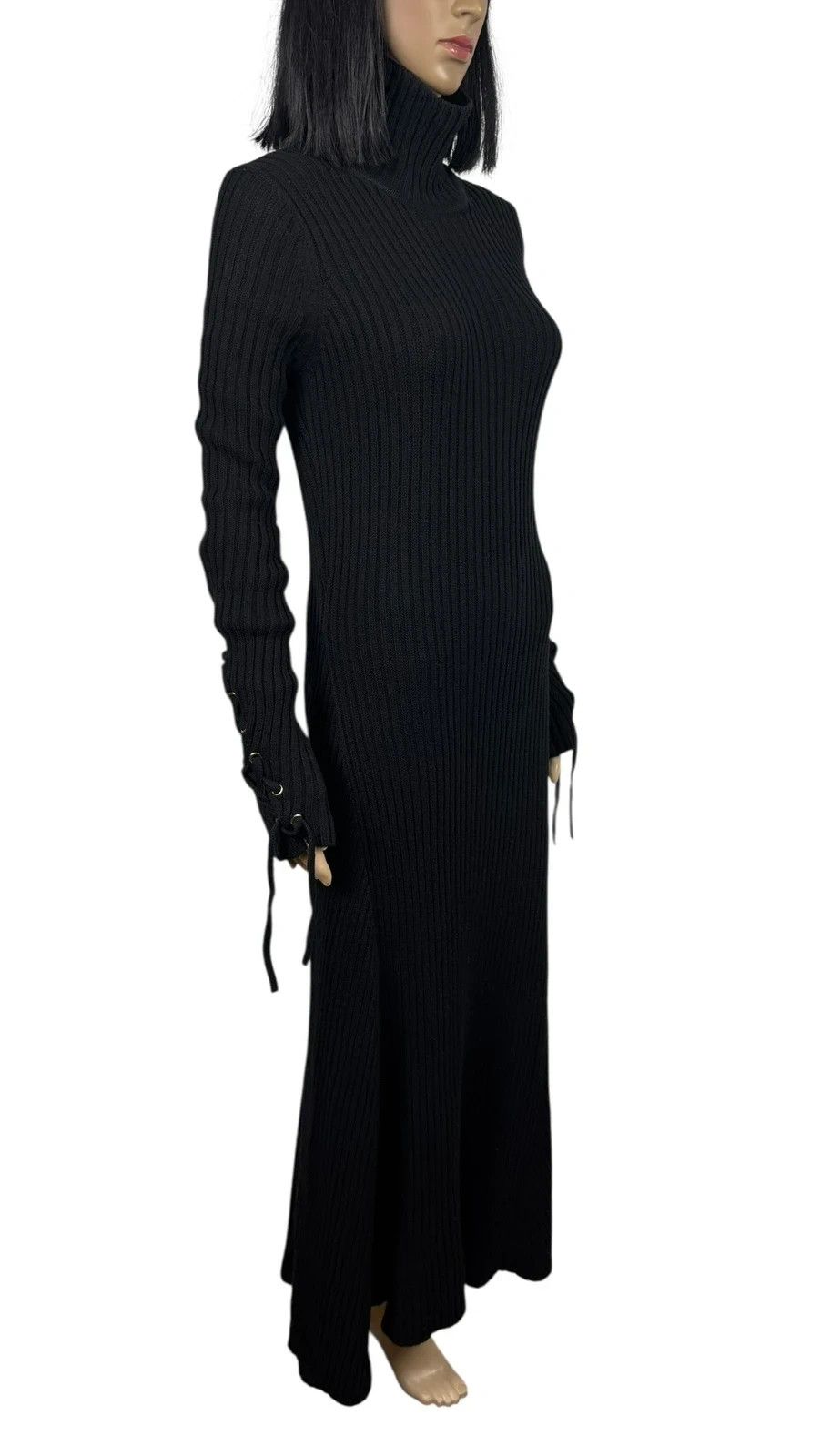 Maje Maje Maxi Dress Knit Turtleneck Wool Blend size 3 Size M / US 6-8 / IT 42-44 - 3 Thumbnail