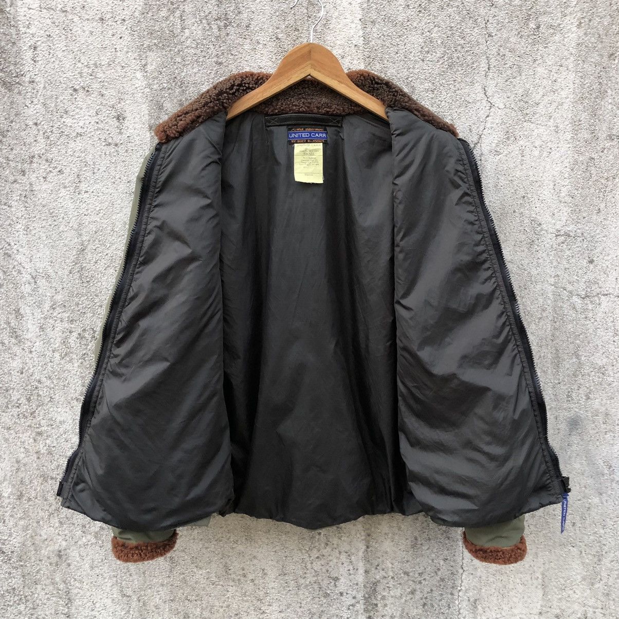 Buzz Rickson's Vintage UNITED CARR by Buzz Rickson's Quilted Bomber Jacket Size US S / EU 44-46 / 1 - 13 Thumbnail