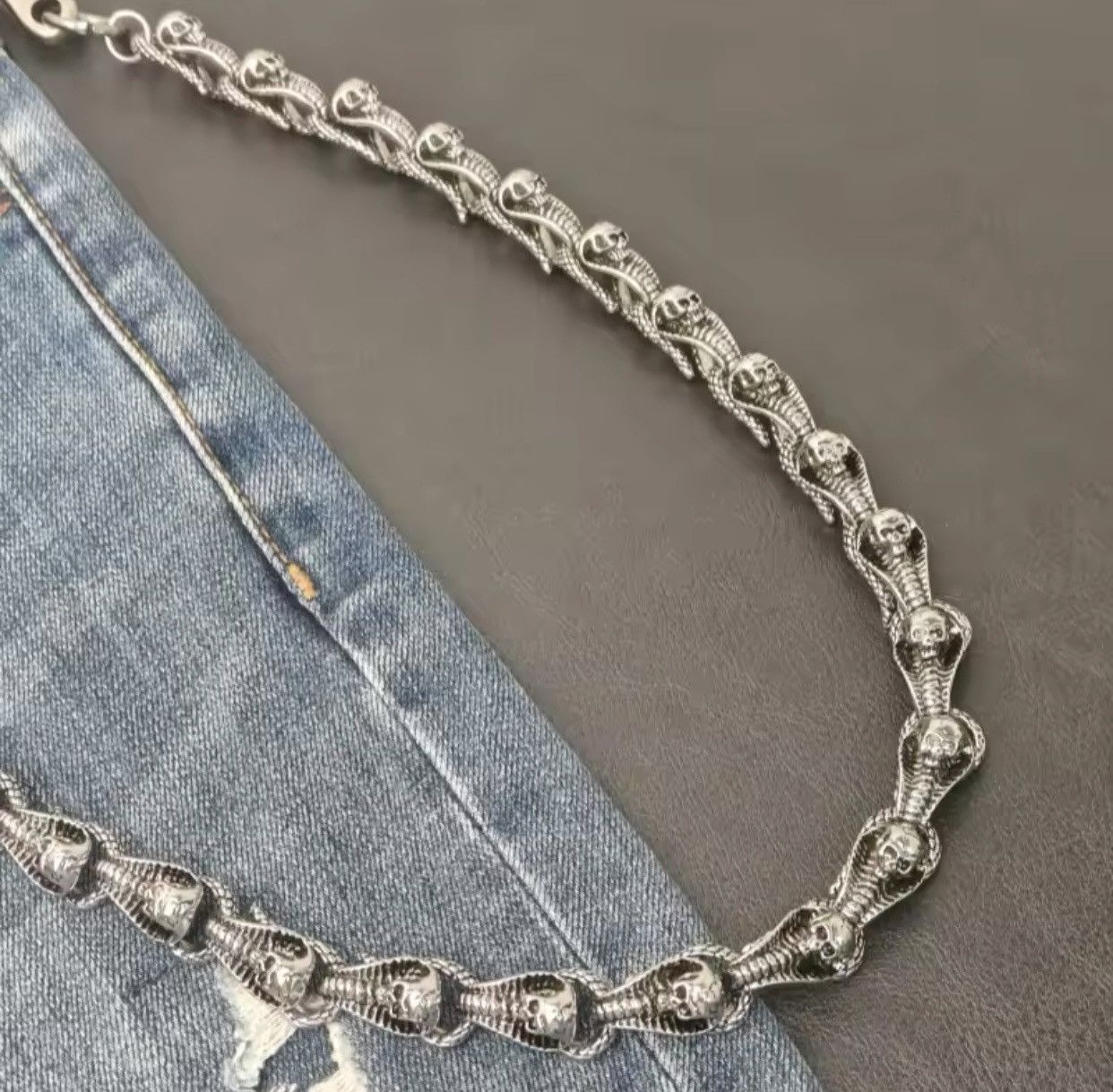 Other Serpentine Skeleton Pants Chain Size ONE SIZE - 5 Thumbnail