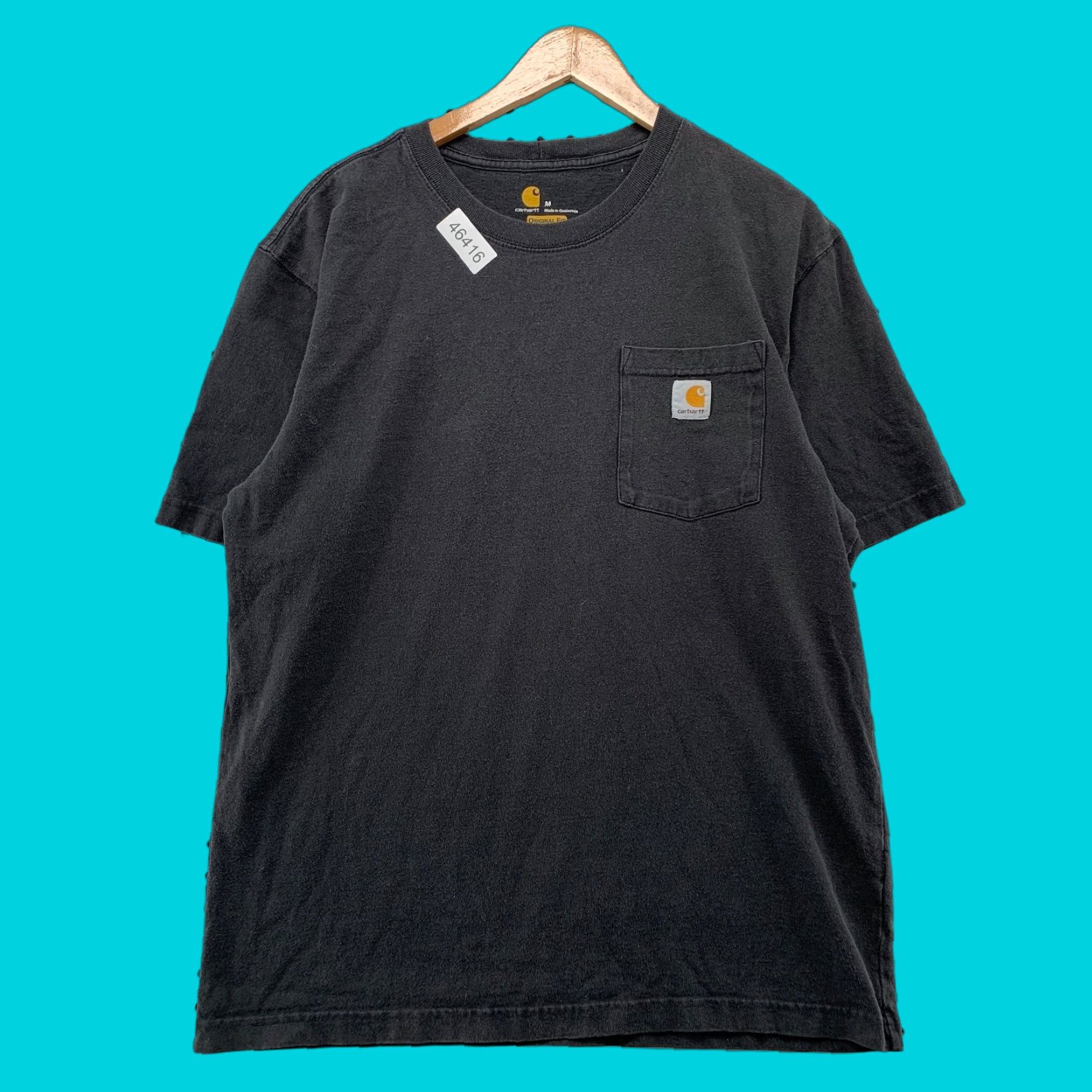 Carhartt Carhartt Pocket Shirt Mens M Black Crew Neck Short Sleeve T-Shirt Pockets Workwear 2020s Mens Size US M / EU 48-50 / 2 - 1 Thumbnail