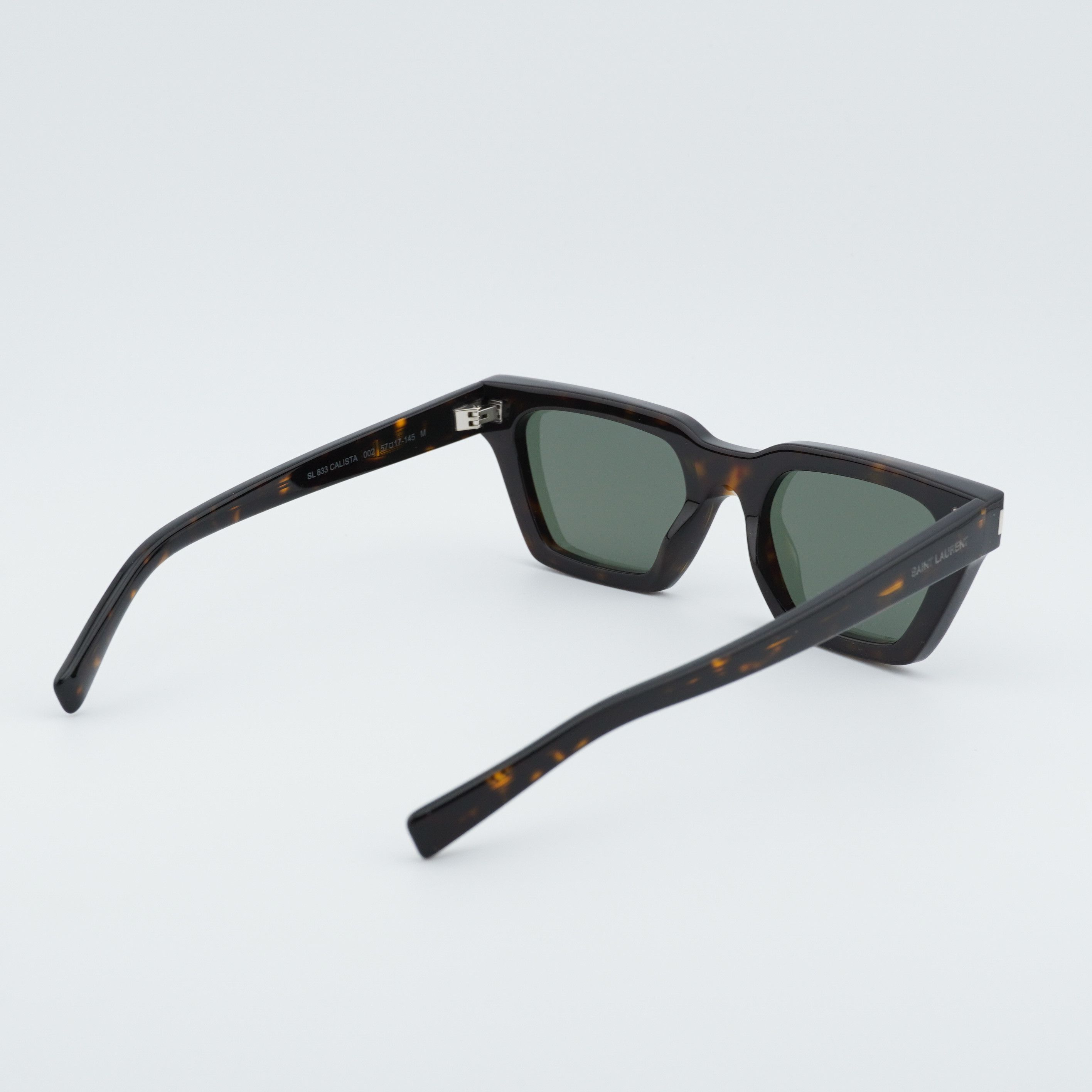 Saint Laurent Paris Saint Laurent SL633CALISTA 002 Sunglasses Havana Rectangle Size ONE SIZE - 10 Thumbnail