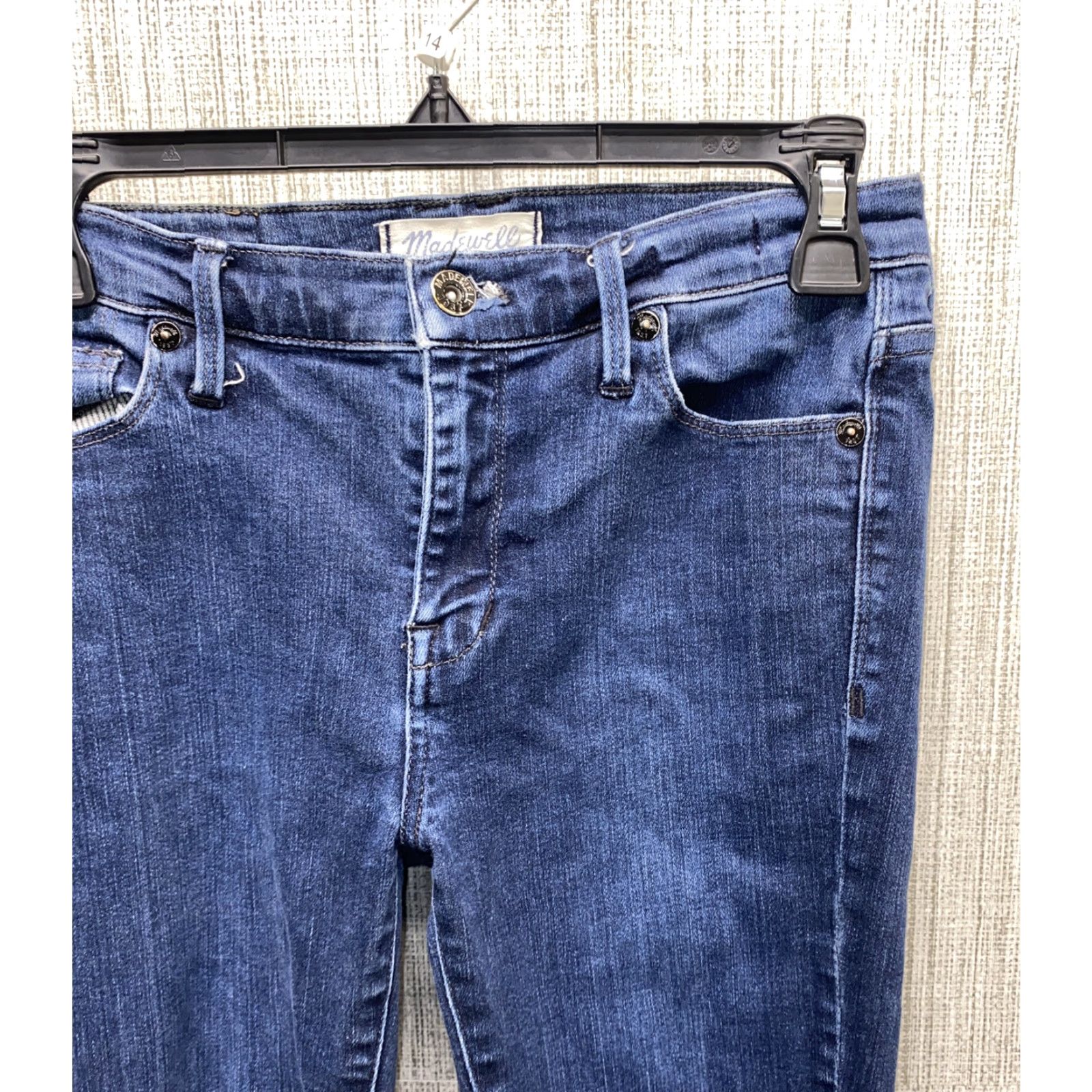 Madewell Madewell Jeans Womens Denim Zip Fly Casual Blue 26 X 28 Regular Inseam 31 in Size 26" / US 2 / IT 38 - 2 Thumbnail
