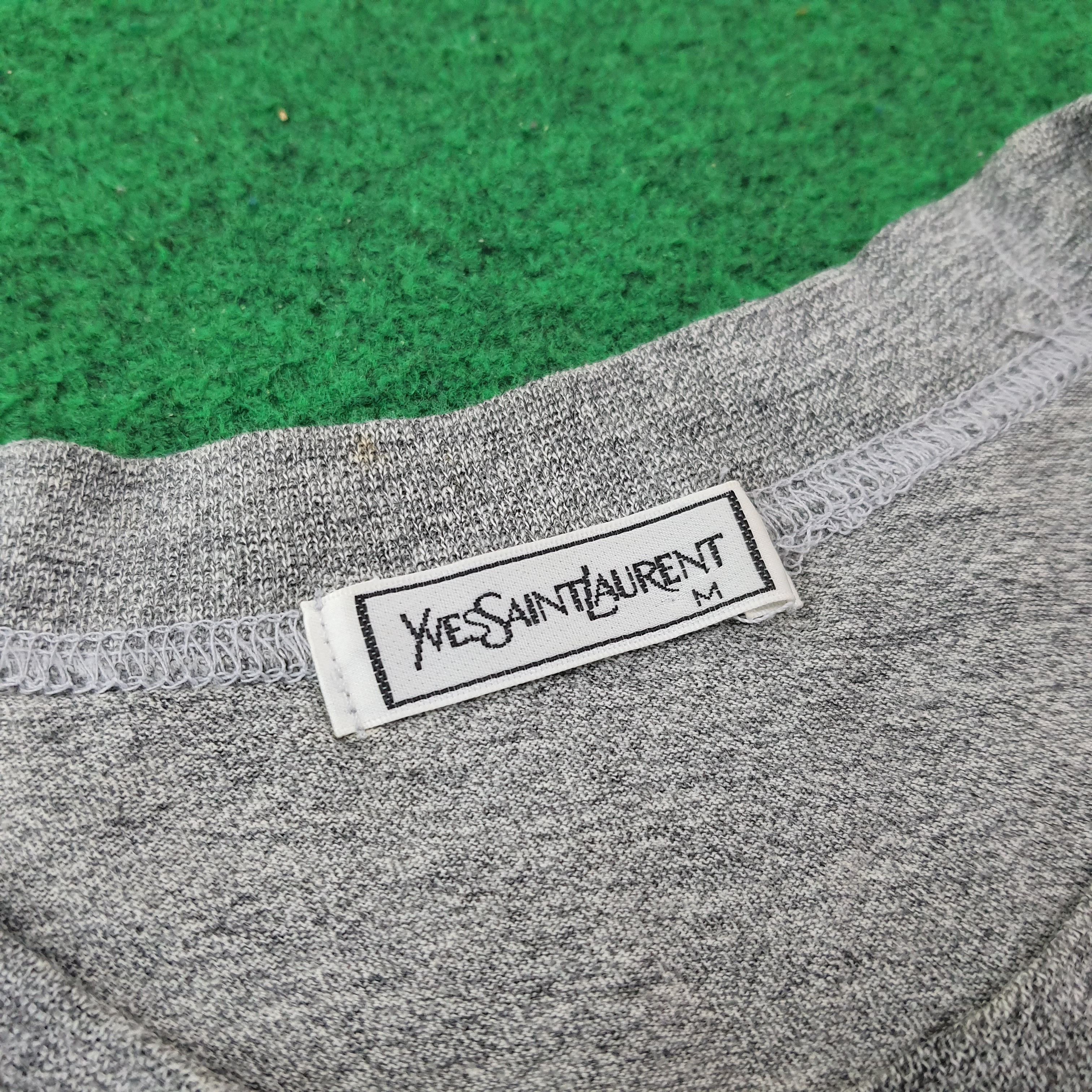 Yves Saint Laurent Vintage Yves Saint Laurent YSL Luxury Brand Tshirt C223N24 Size US M / EU 48-50 / 2 - 4 Thumbnail