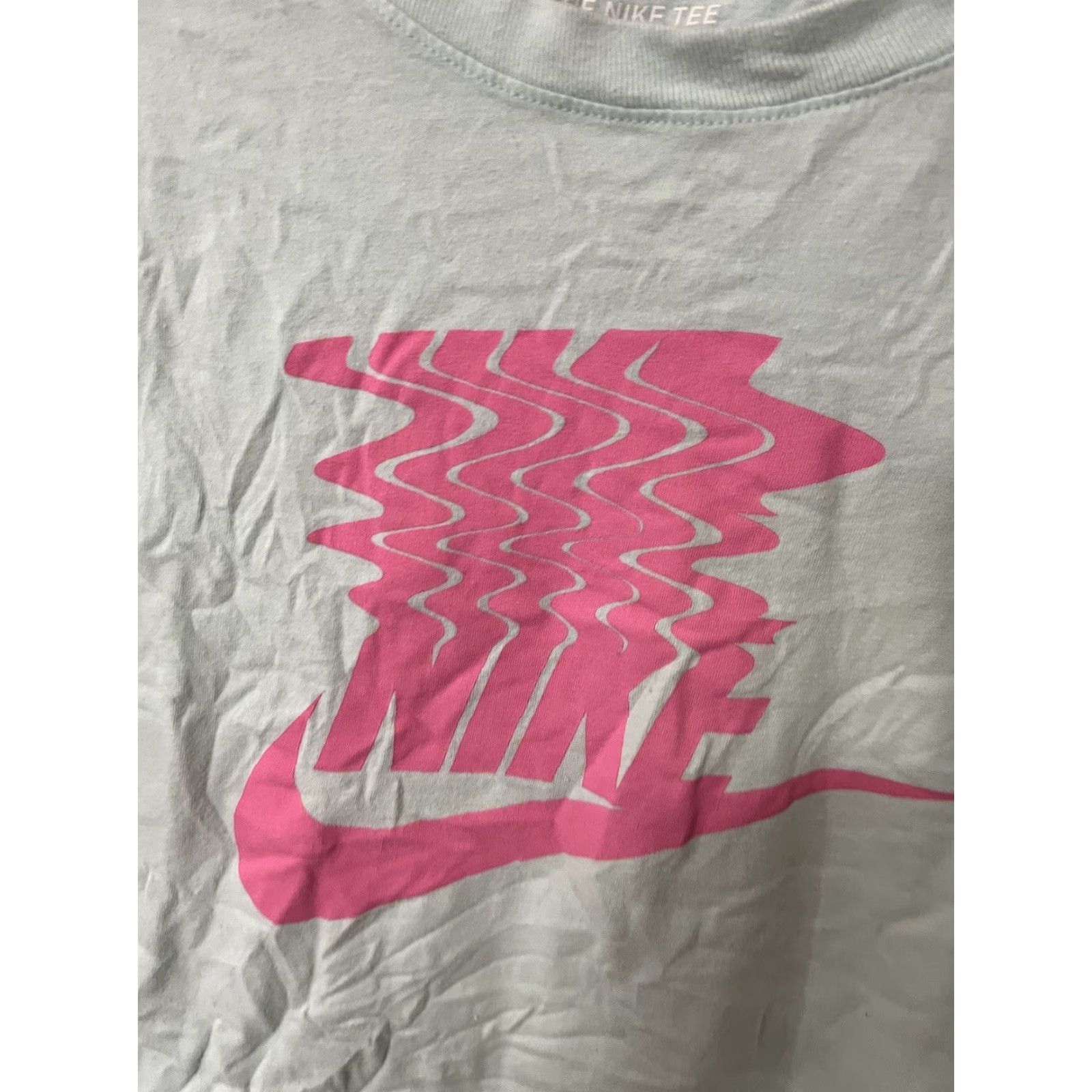 Nike VINTAGE The Nike Tee Shirt Mens Large Blue 100% Cotton The Nike Tee BV1997-00A 90s Nike Shirt Size US L / EU 52-54 / 3 - 2 Thumbnail