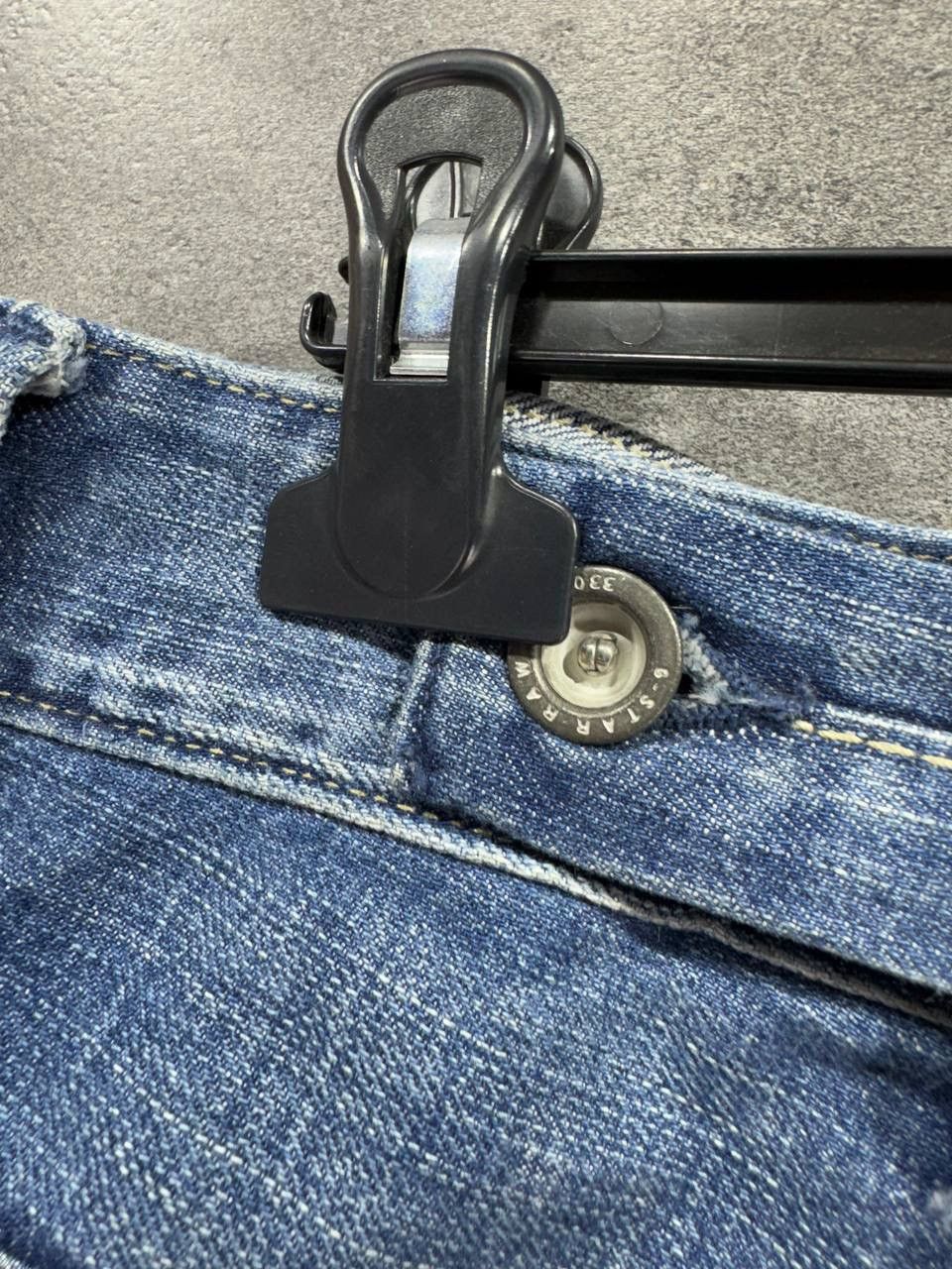 Other G-Star Raw Denim Jeans Baggy Pant 3301 Faded Fly Embroidered Size US 36 / EU 52 - 15 Thumbnail