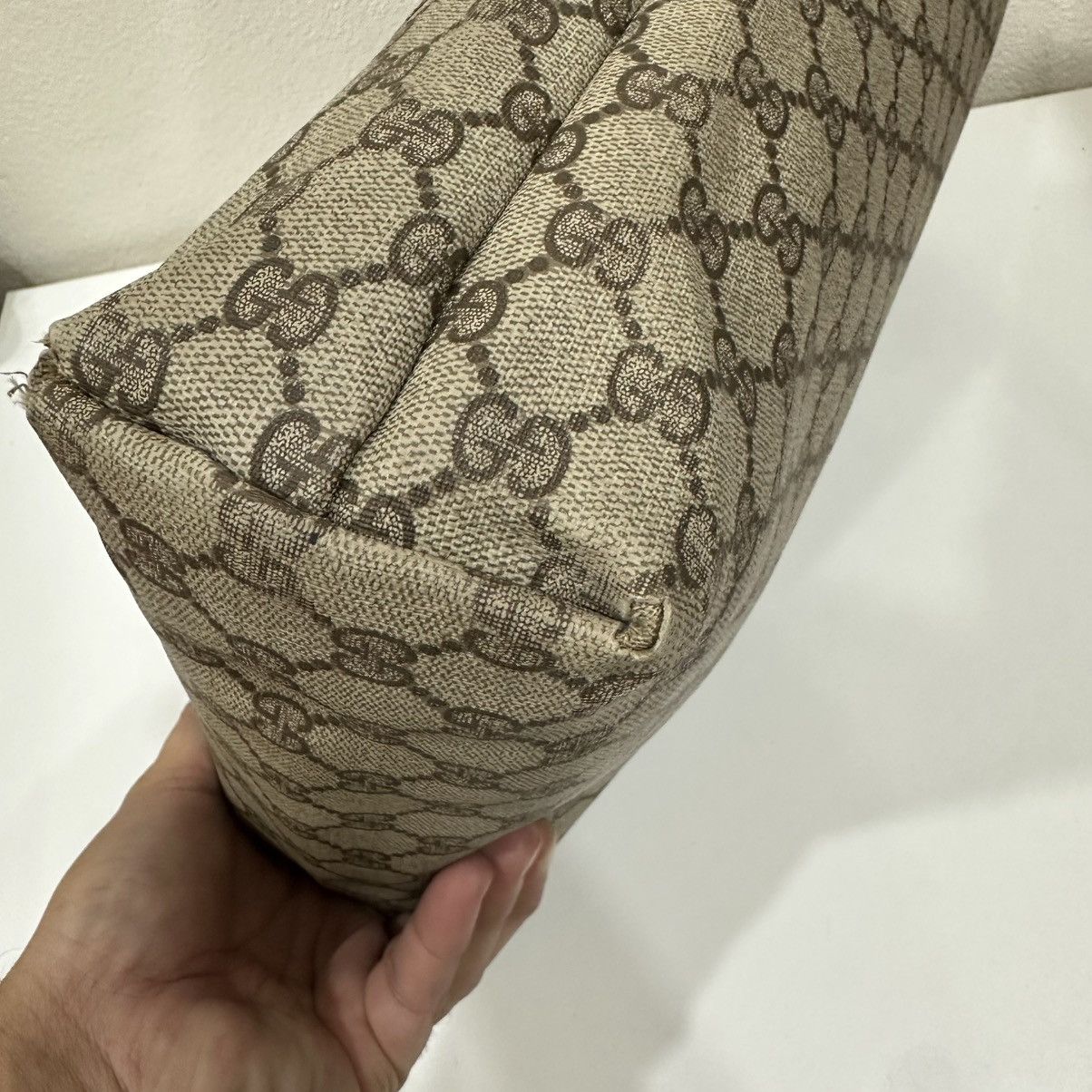 Gucci GG WEB SHERRY LINE VINTAGE GUCCI TOTE BAG 32 Size ONE SIZE - 11 Thumbnail
