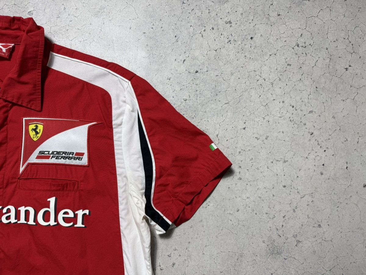 Puma Puma Ferrari Racing Vintage Button Up Shirt Size L Red Size US L / EU 52-54 / 3 - 2 Thumbnail