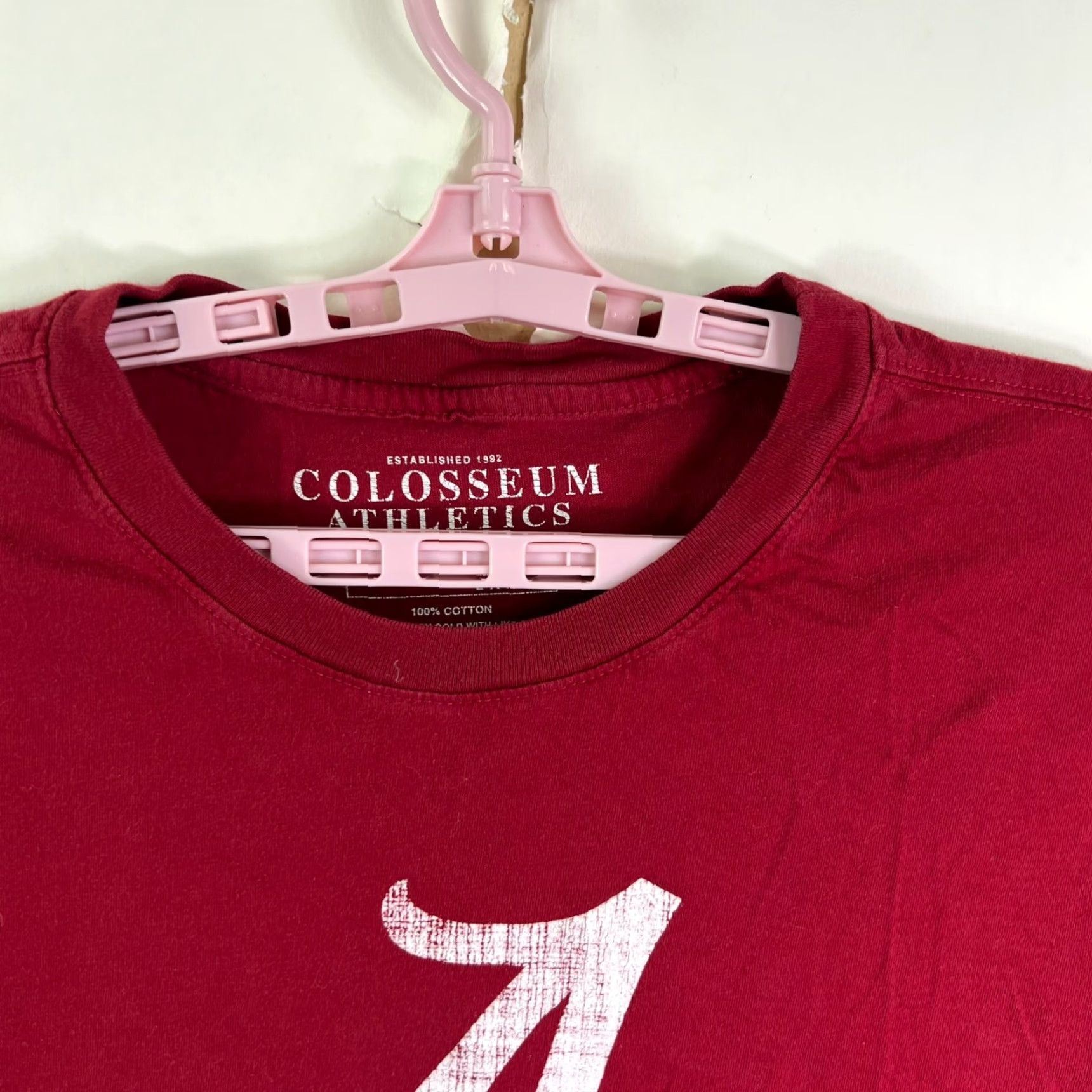Vintage Alabama Crimson Tide Colosseum T-Shirt Mens Size L Red Graphic Print University Logo Size US L / EU 52-54 / 3 - 2 Thumbnail