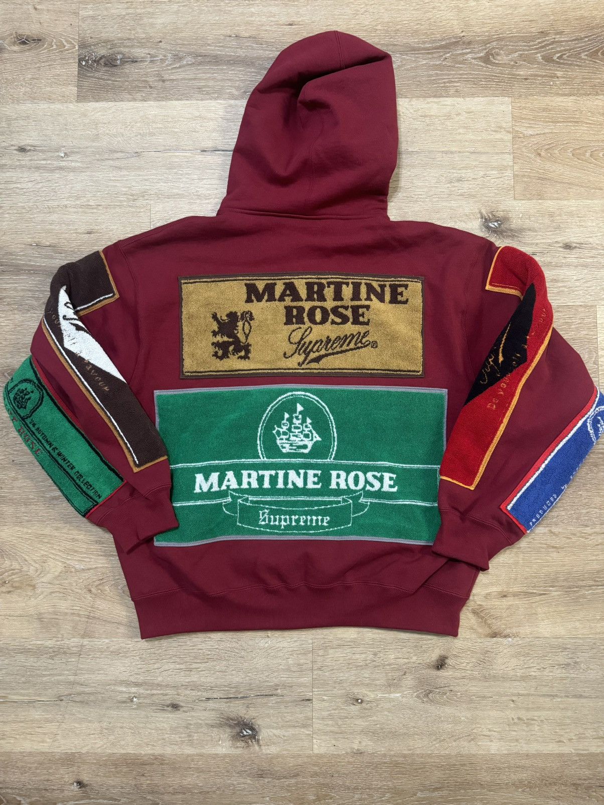 Supreme Martine Rose Towel Zip Up パーカー