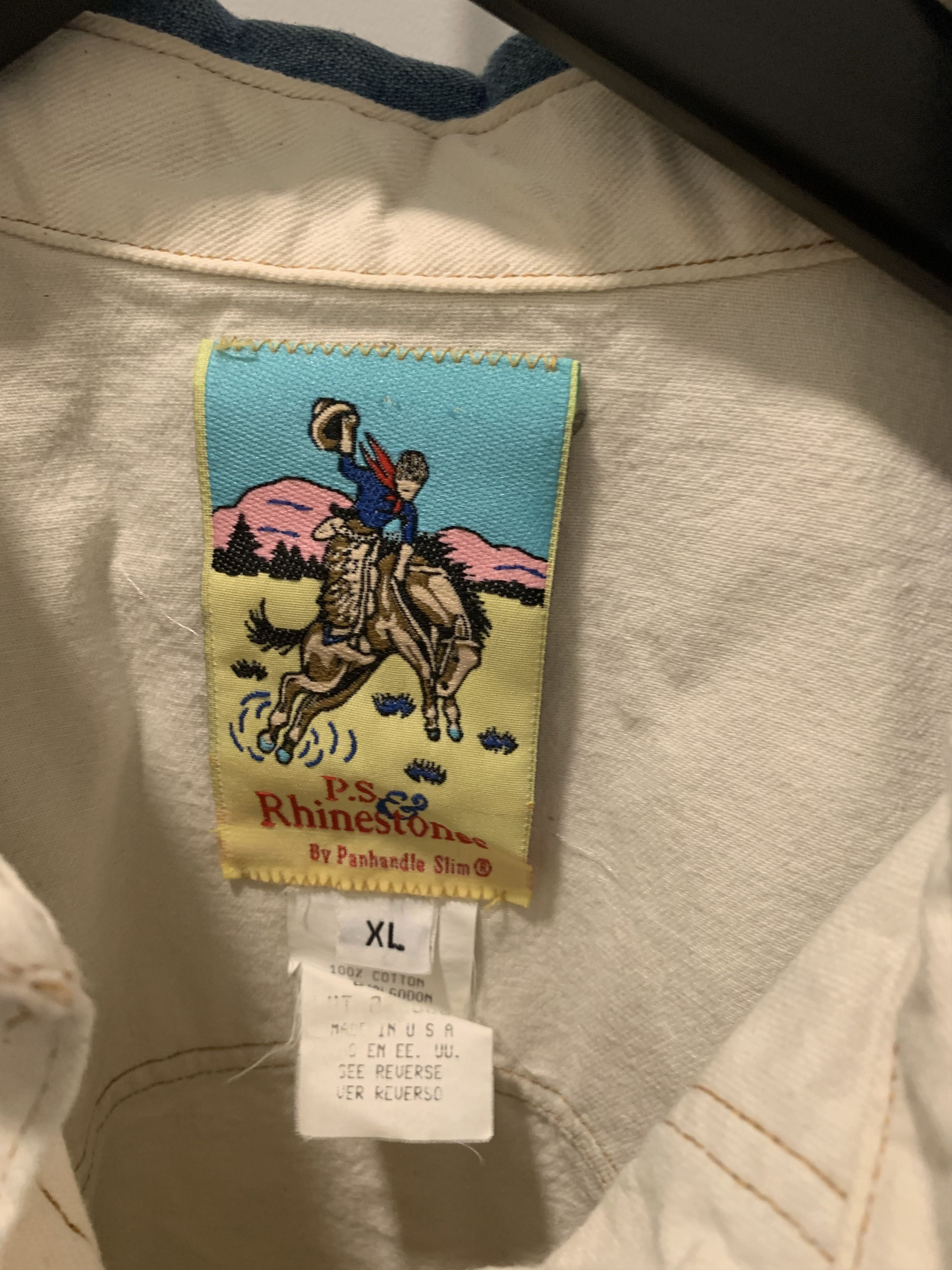 Other vintage western style cowboy shirt Size US XL / EU 56 / 4 - 2 Thumbnail