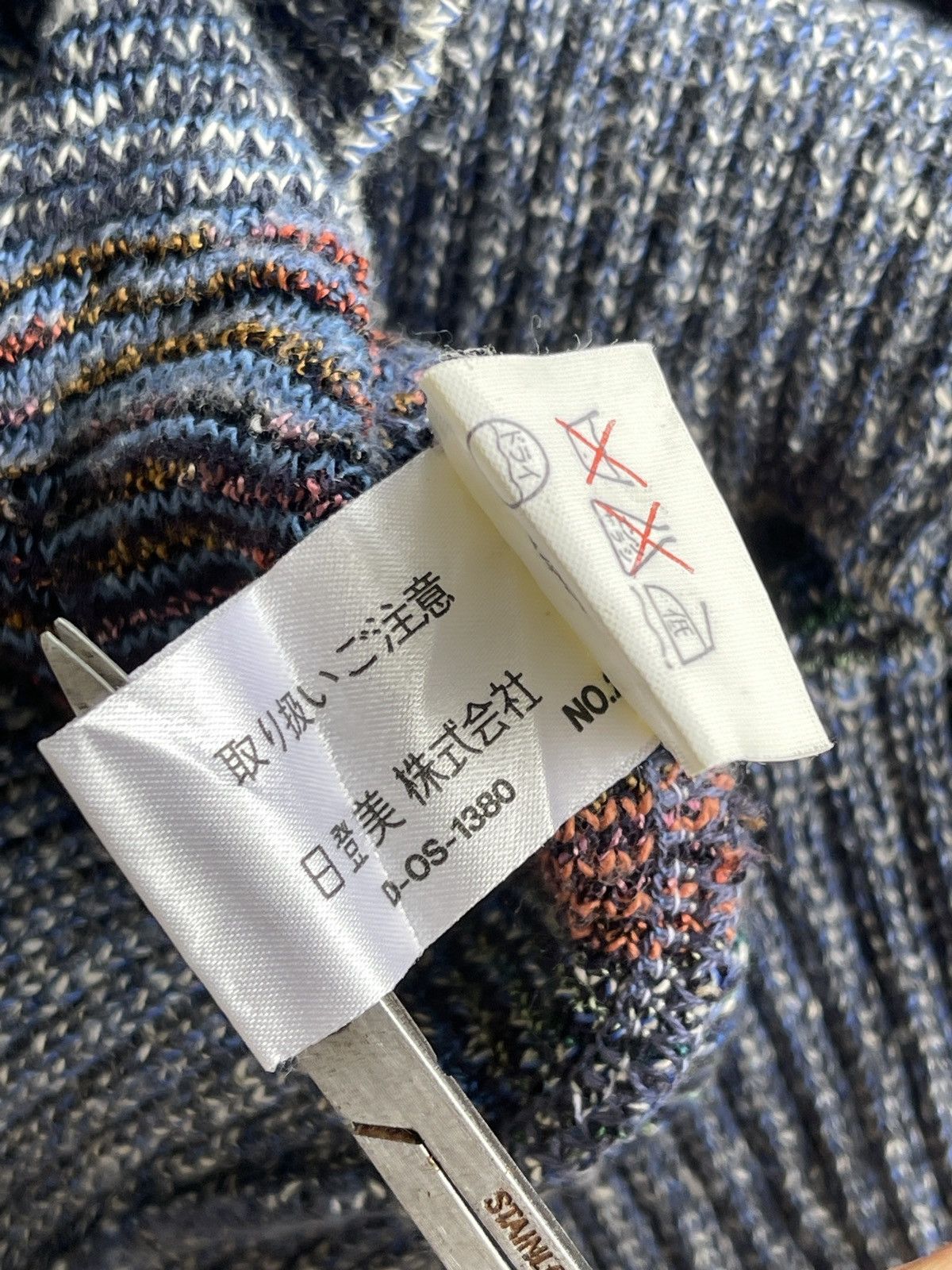 Mario Valentino Mario Valentino Colorful Abstract Knitted Sweater Oversize Size US M / EU 48-50 / 2 - 10 Thumbnail