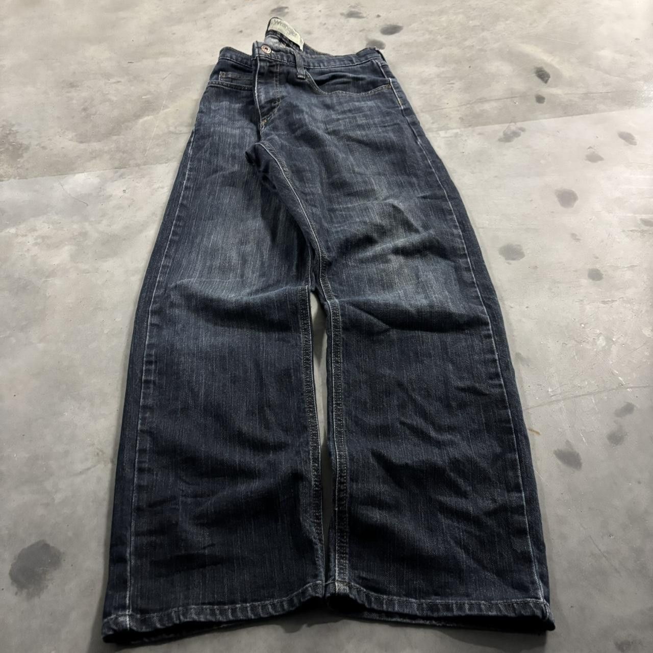 Vintage Crazy Vintage Y2K/2000s Grunge Dark Wash Denim Jeans! 33x30 Size US 33 - 3 Thumbnail