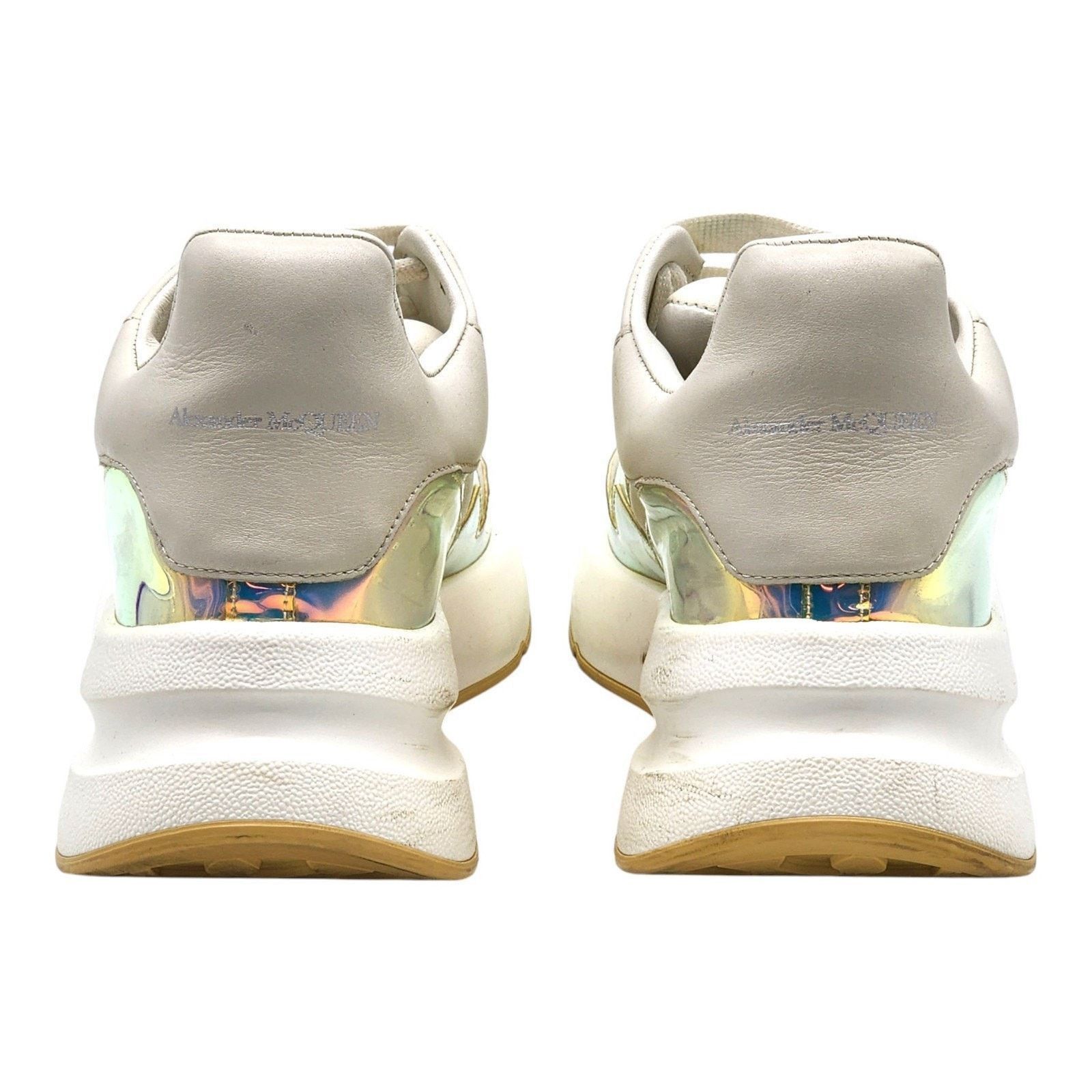 Alexander McQueen Leather Iridescent Trim Multi Sneakers EU 46 US 13 Size US 13 / EU 46 - 5 Thumbnail