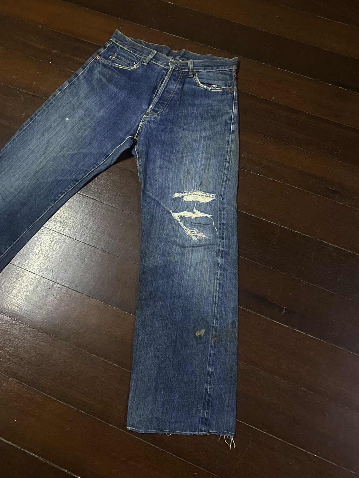 Japanese Brand × Studio D'Artisan × Vintage FIRE 🔥 vintage Studio D’Artisan DO2AXX Selvedge Denim Size US 32 / EU 48 - 4 Thumbnail