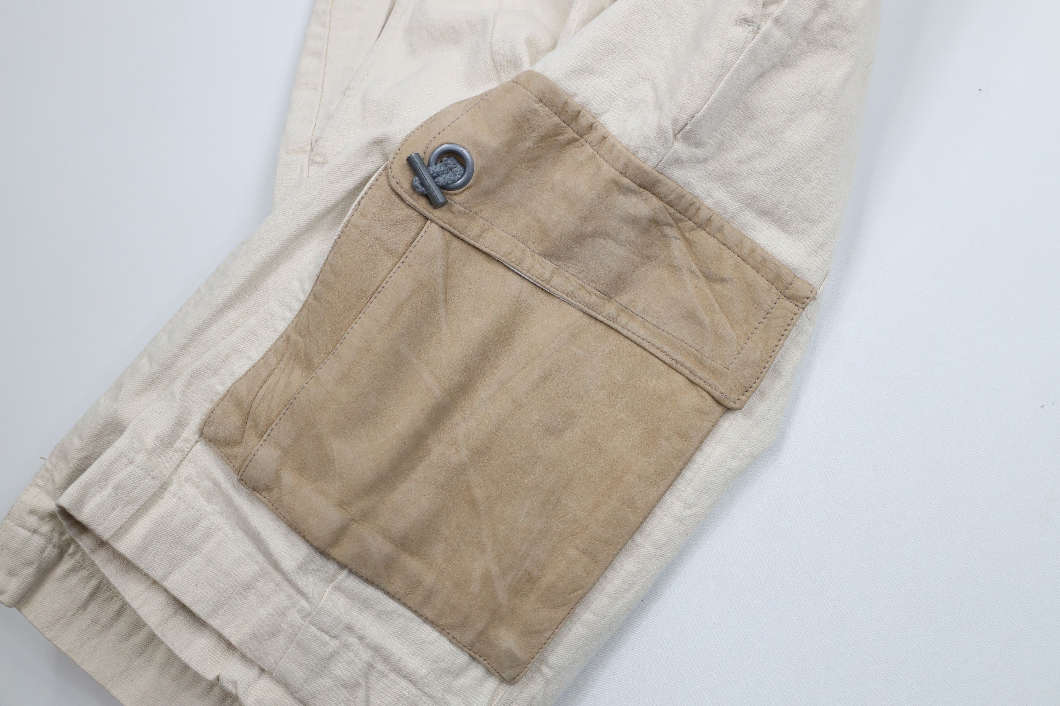 Vintage Deadstock Vintage 90s Streetwear Trim Denim Cargo Shorts Size US 30 / EU 46 - 6 Thumbnail