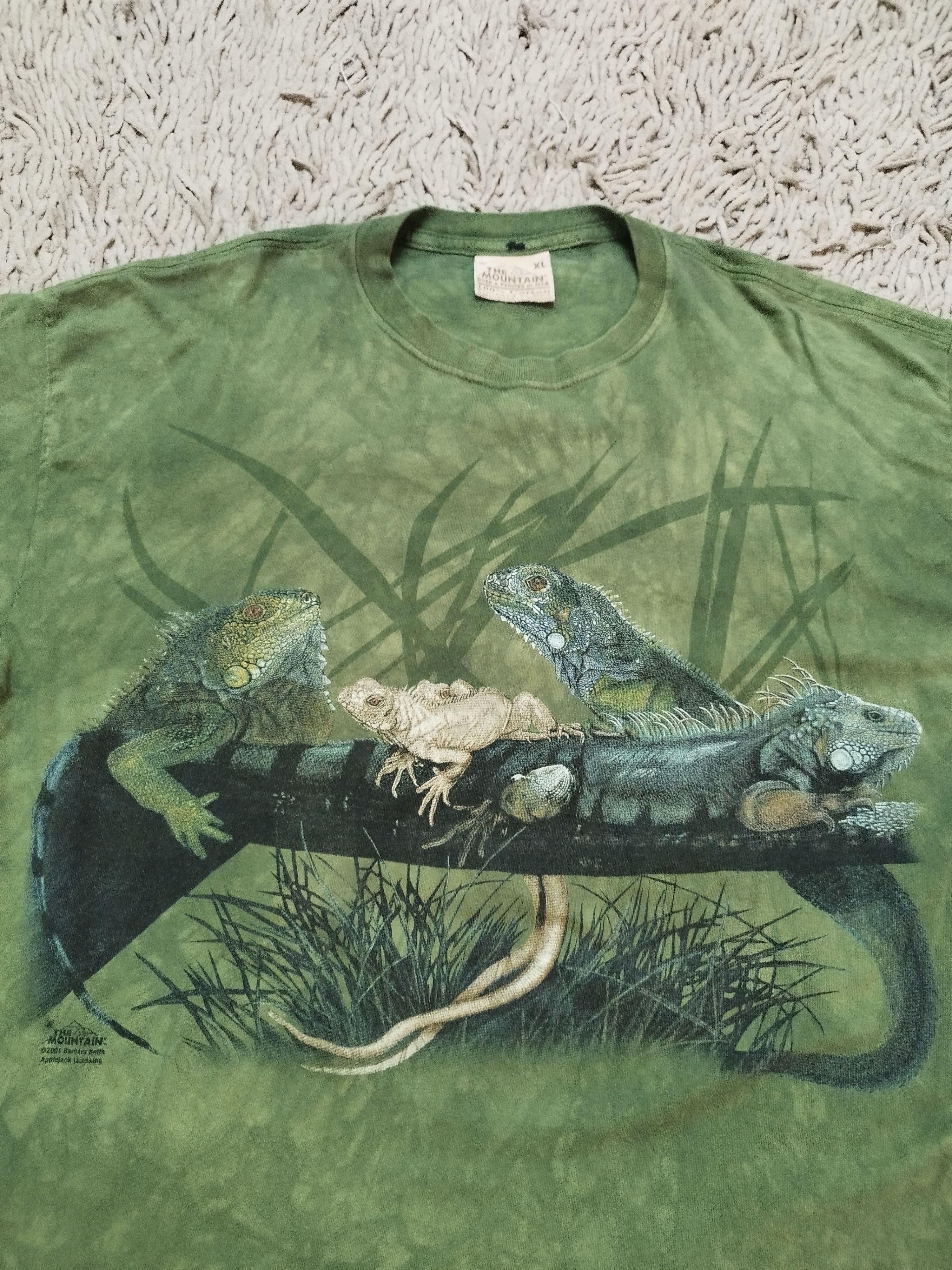 The Mountain The Mountain Camaleon Men's Green T-shirt Size US XL / EU 56 / 4 - 4 Thumbnail