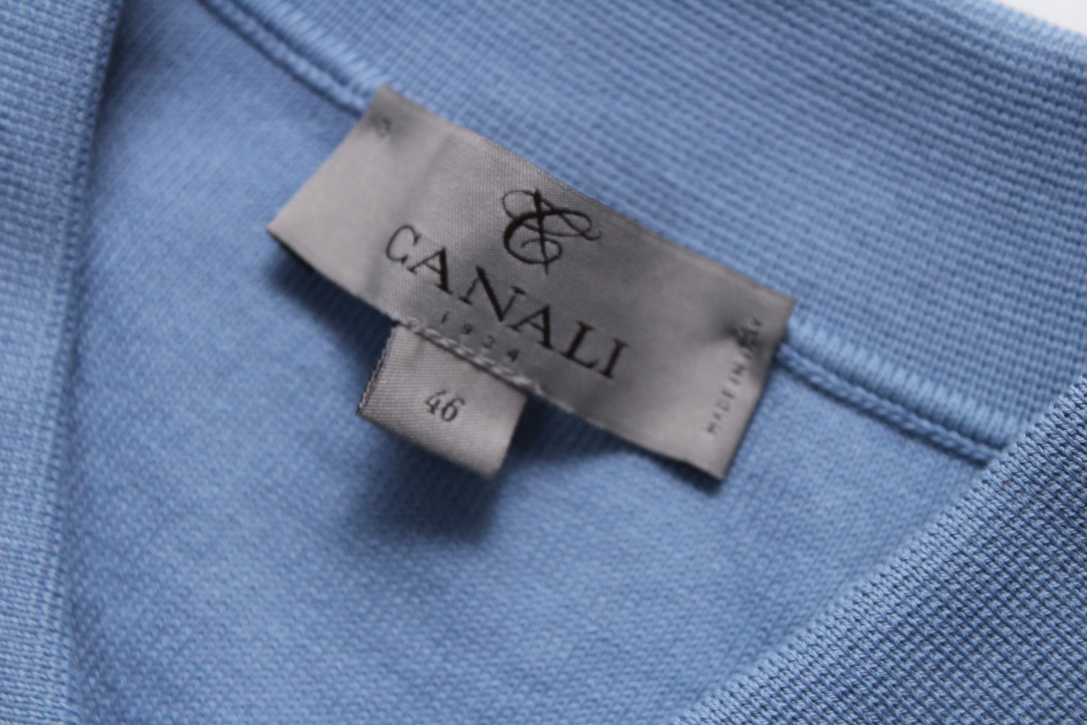 Canali Canali Polo Size 46 Made In Italy Authentic Size US S / EU 44-46 / 1 - 10 Thumbnail
