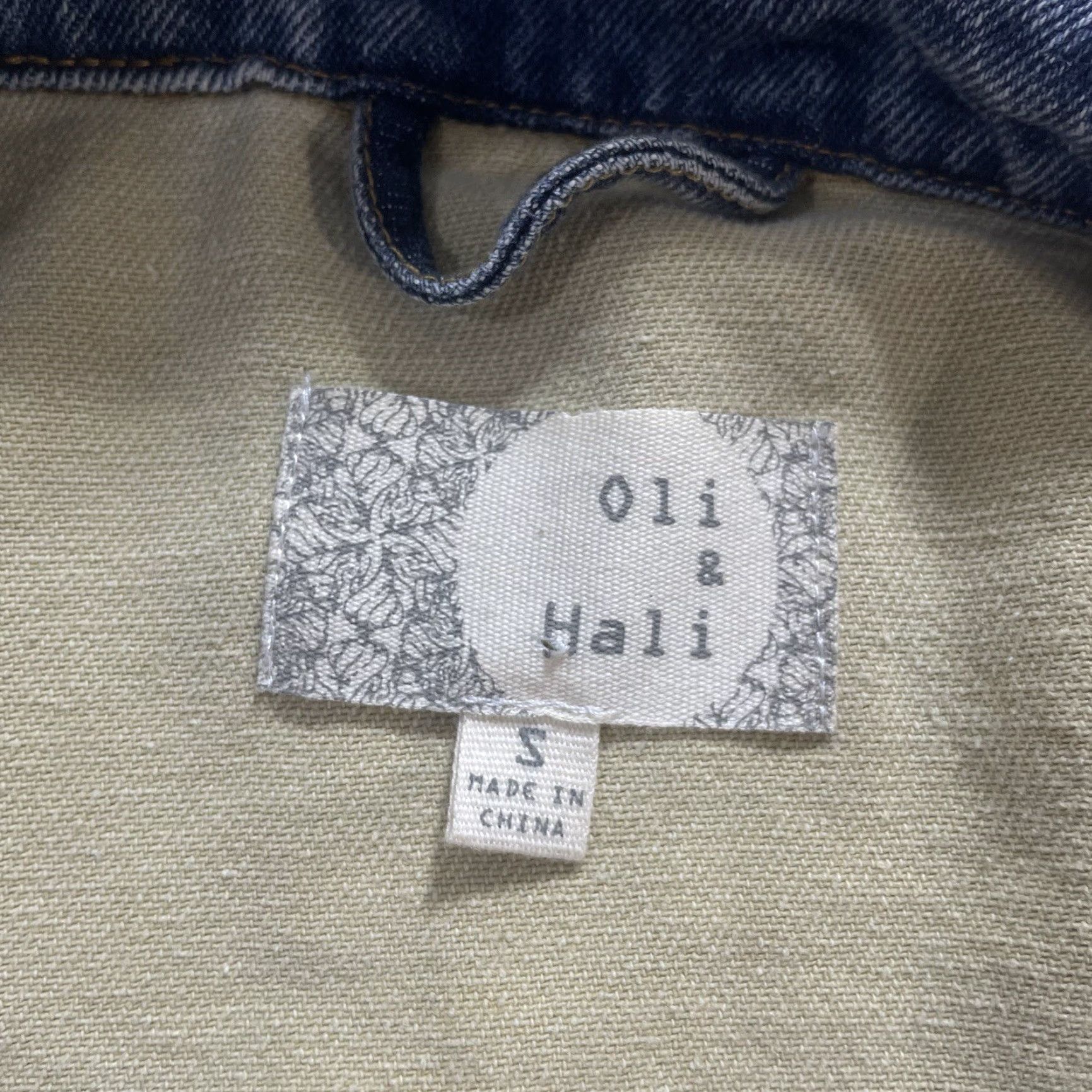 Denime Oli & Holi Boho Mixed Denim Jacket Long Oversize Boutique Button & Snap Size S Women Multicolor Denim Jacket Spring Summer Fall Winter Size S / US 4 / IT 40 - 3 Thumbnail