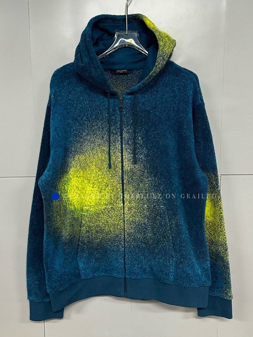 Louis Vuitton Colorblock Zip-Up Hoodie in Blue Size US XXL / EU 58 / 5 - 1 Thumbnail