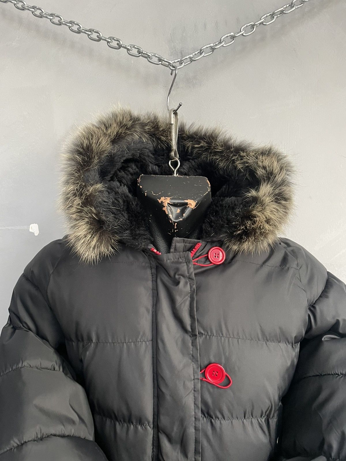 Hysteric Glamour Cropped puff jacket fur hood bomber hysteric glamour y2k Size US M / EU 48-50 / 2 - 2 Thumbnail