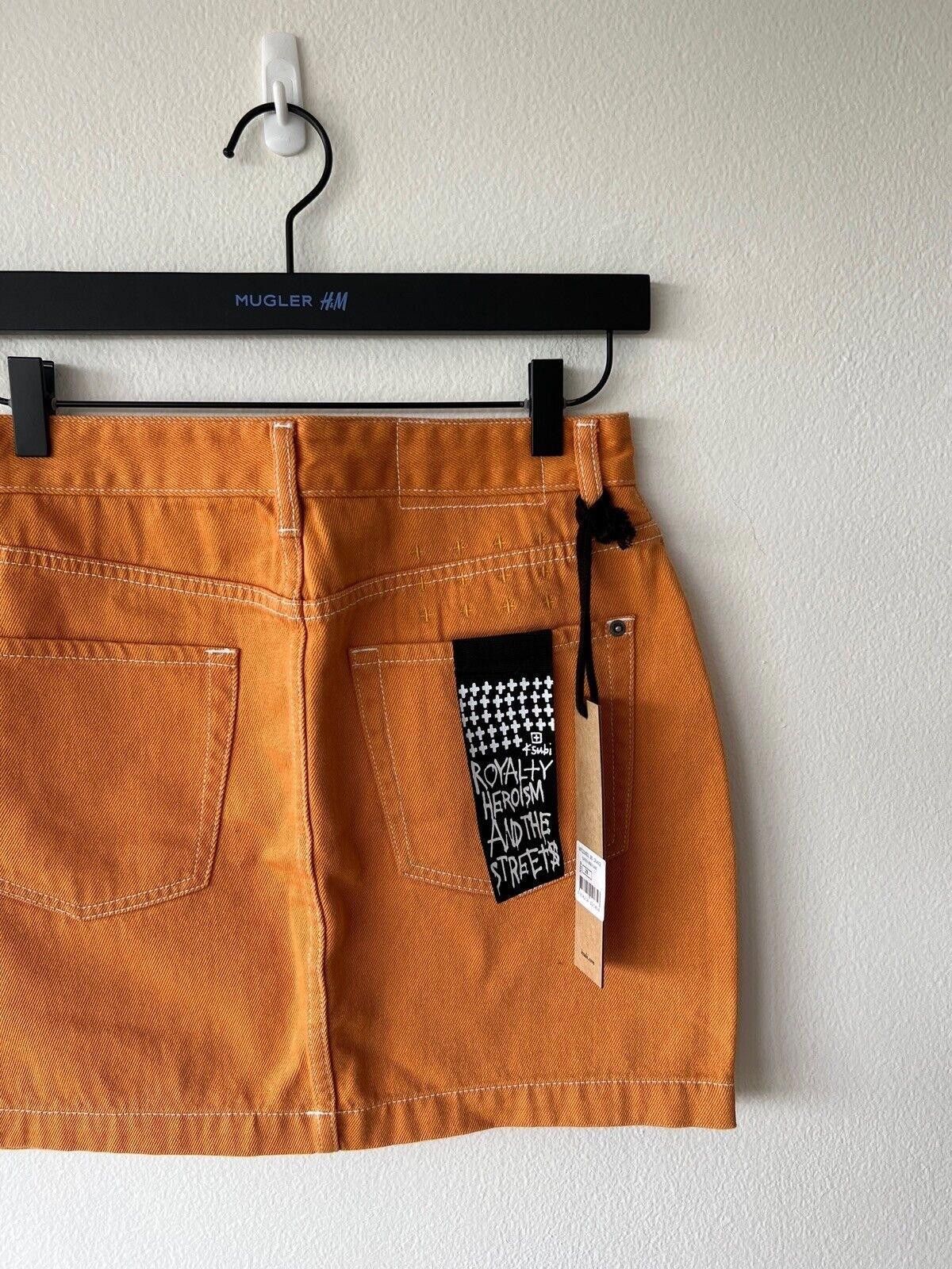 Ksubi new Ksubi womens denim short skirt super x mini 28 10 orange Size 42" / US 20 - 4 Thumbnail