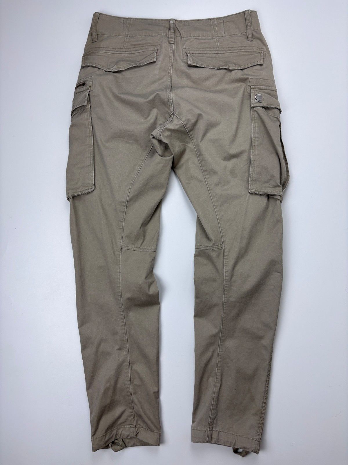 G-Star G-Star Rovic Zip 3D Tapered Cargo Pants Beige Gray 31x32 Size US 31 - 7 Thumbnail