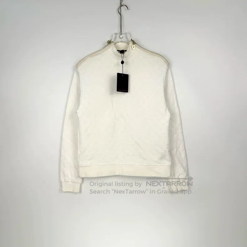 Louis Vuitton Louis Vuitton White dark stripe logo shoulder zipper sweat Size US XS / EU 42 / 0 - 3 Thumbnail