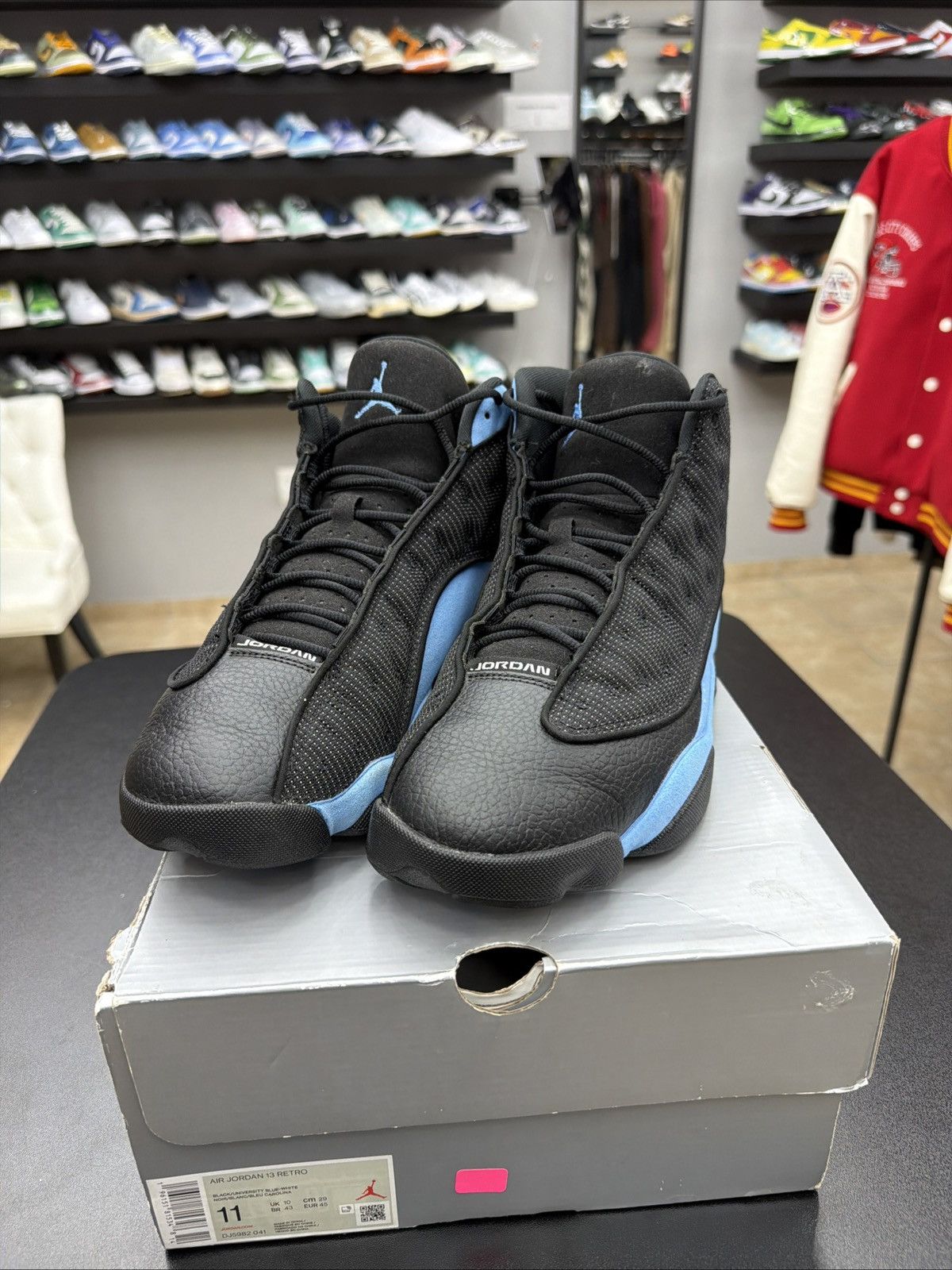 Jordan Brand Size 11 - Air Jordan Retro 13 Black University Blue White Size US 11 / EU 44 - 8 Thumbnail
