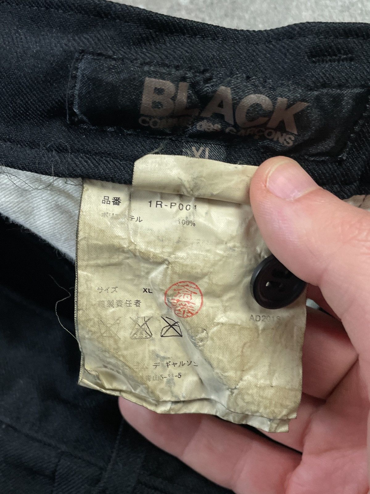 Comme des Garcons Comme des garcons black Buckle archive Pants trousers Size US 36 / EU 52 - 4 Thumbnail