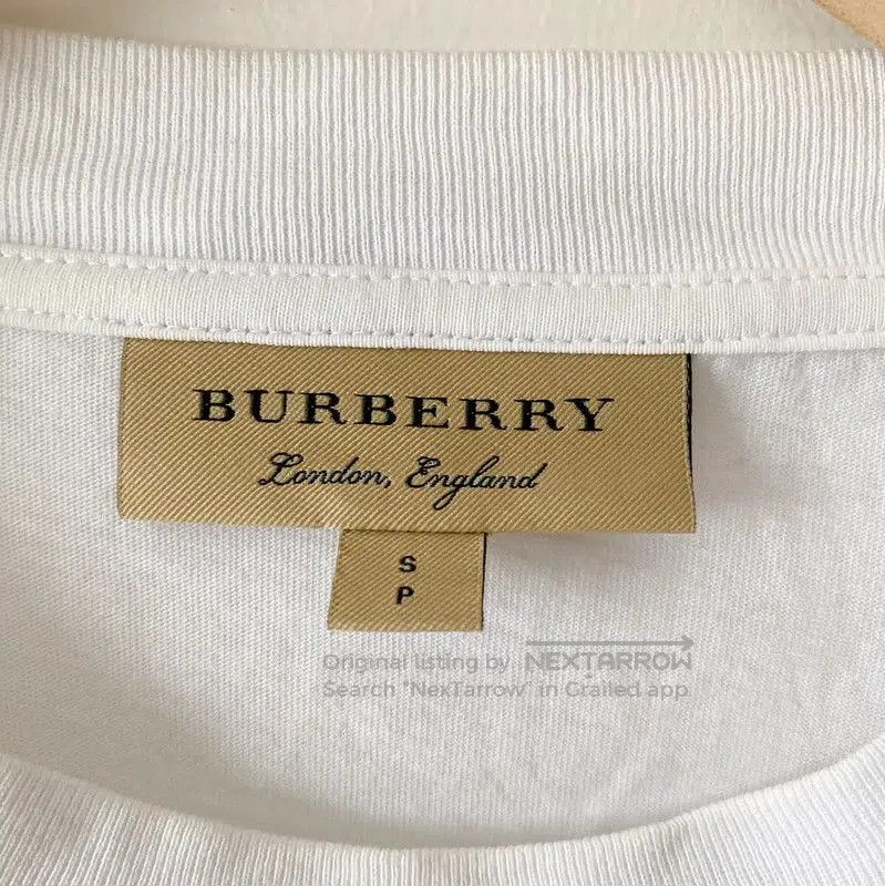 Burberry Burberry Summer White Cotton Logo Men's T. Size US S / EU 44-46 / 1 - 6 Thumbnail