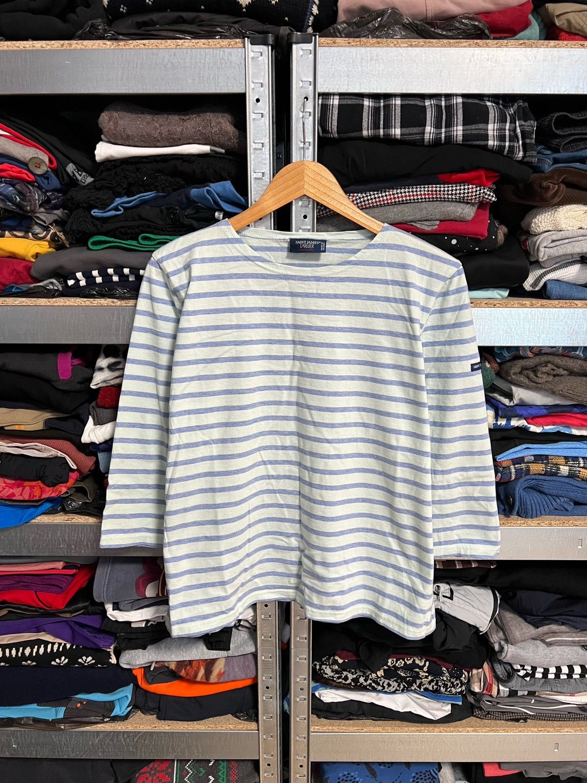 Saint James Asap Rocky Saint James Striped Long Sleeve Sweatshirt Sz M Size M / US 6-8 / IT 42-44 - 1 Thumbnail