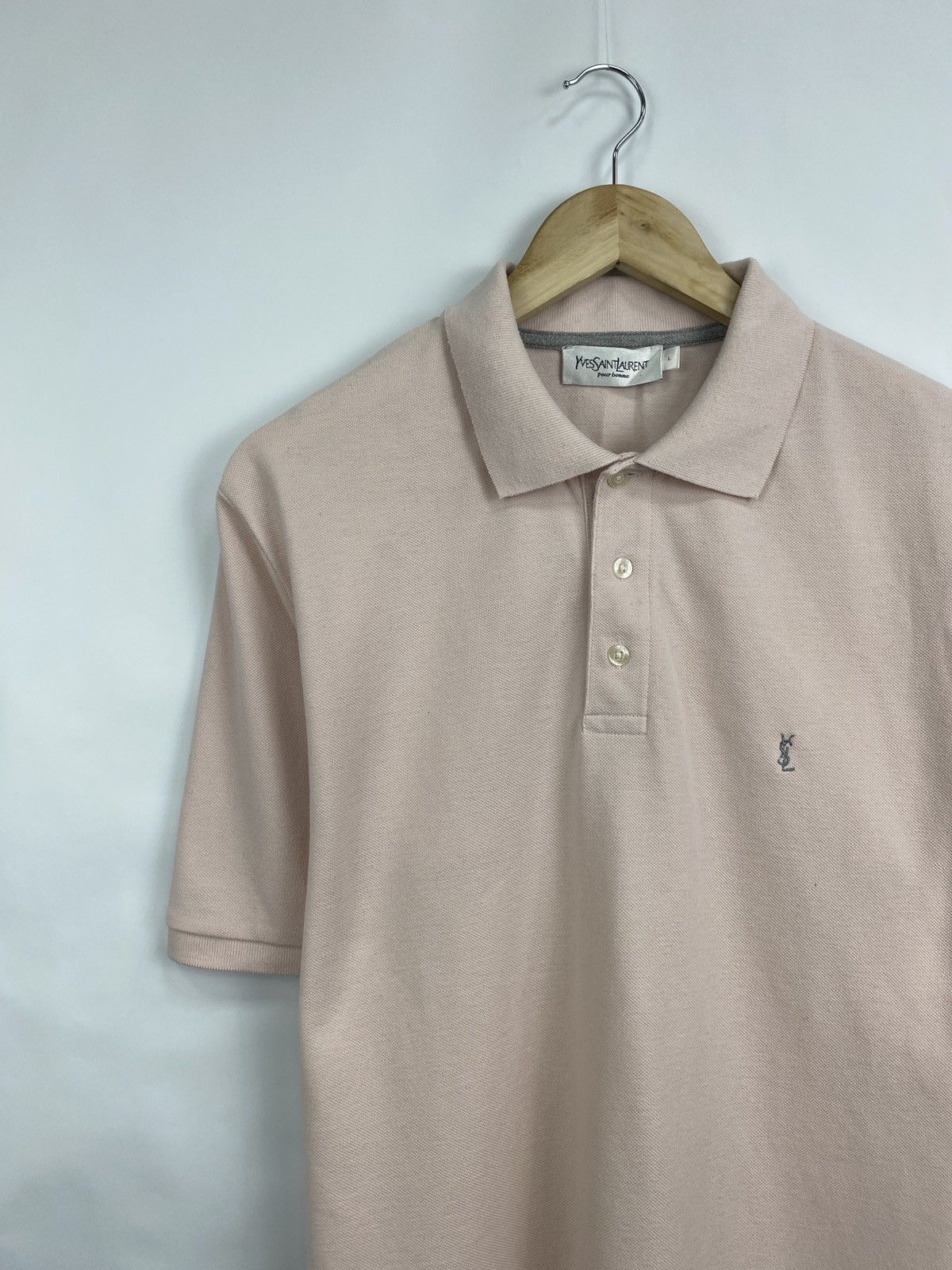 Yves Saint Laurent Vintage 90s Yves Saint Laurent YSL polo t-shirt Size US L / EU 52-54 / 3 - 2 Thumbnail