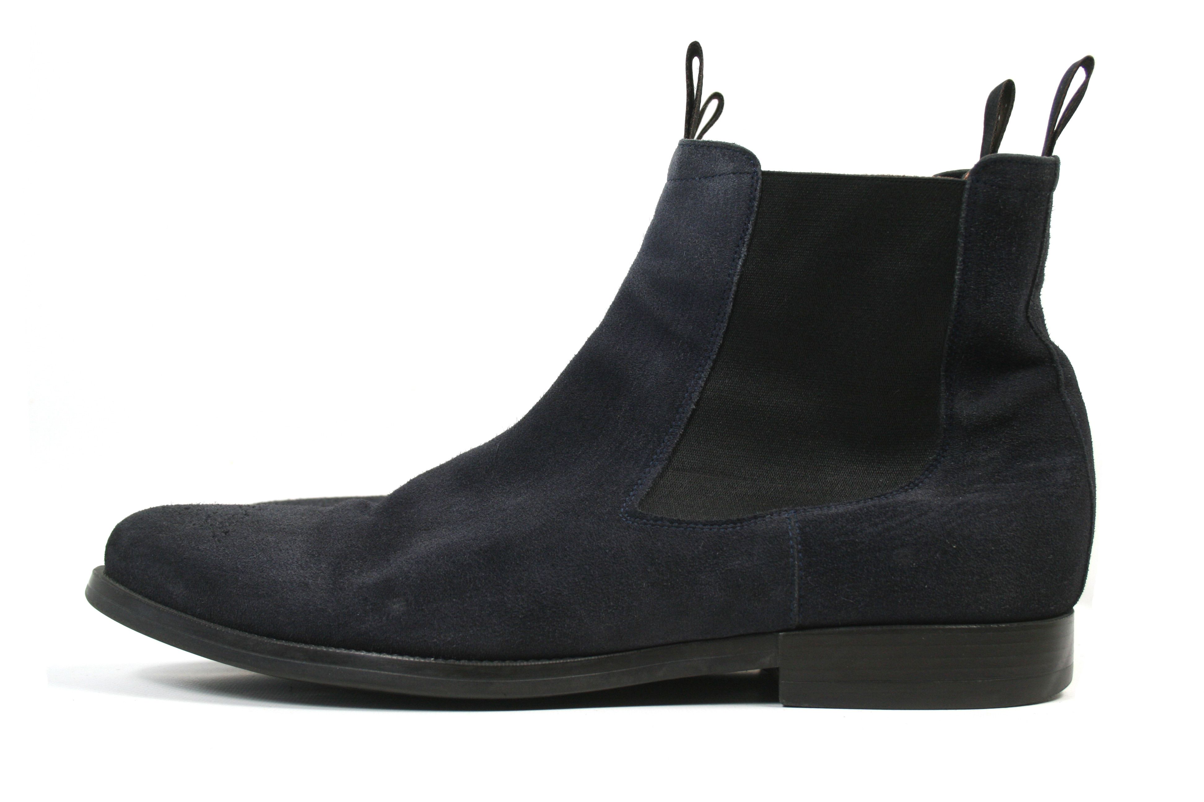 Santoni Chelsea Suede Boots Size US 12 / EU 45 - 3 Thumbnail