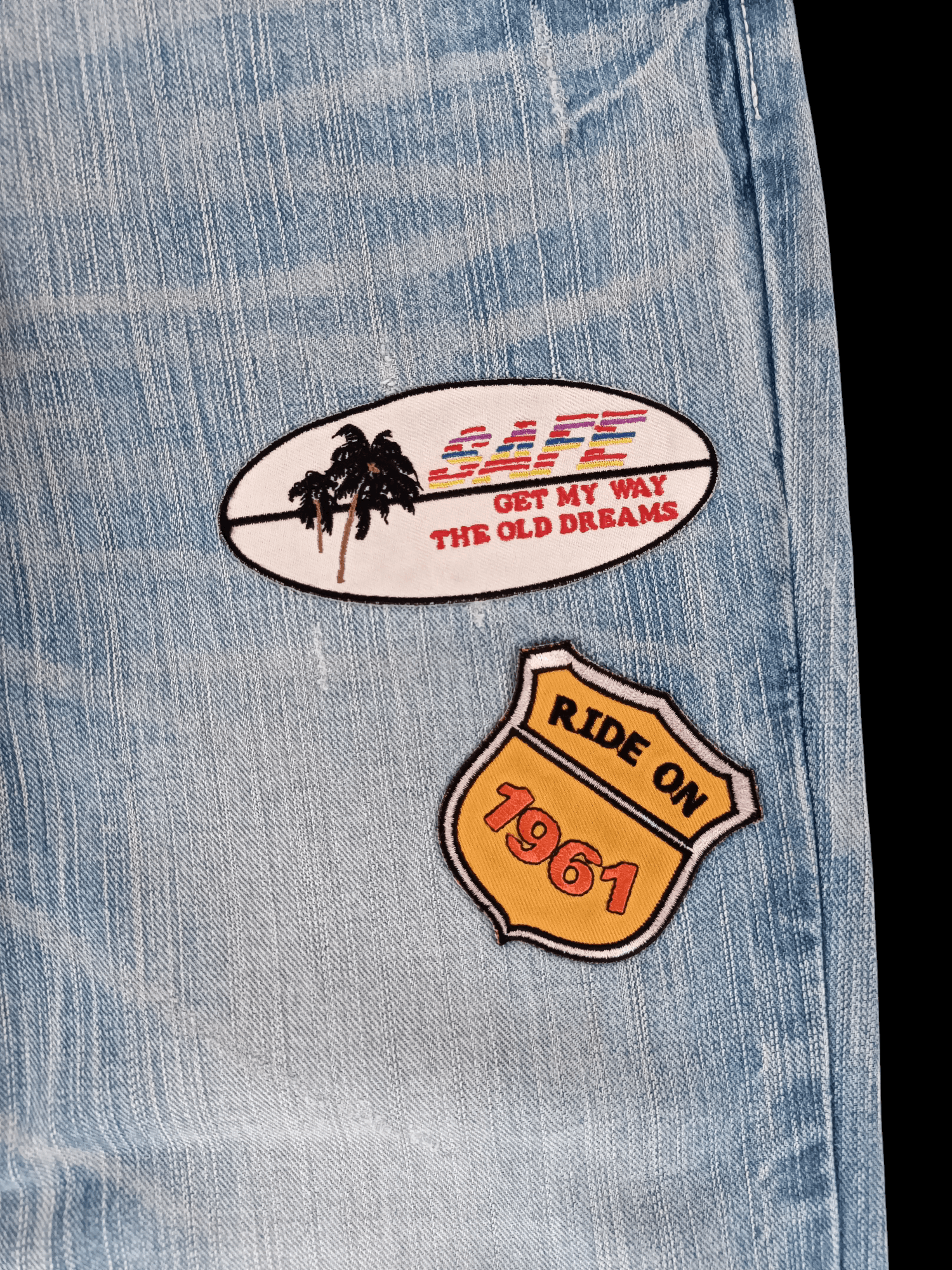 Edwin FLARE EDWIN XVS WHISKERS FADED & RUSTY BUCKLE BACK DENIM Size US 31 - 6 Thumbnail
