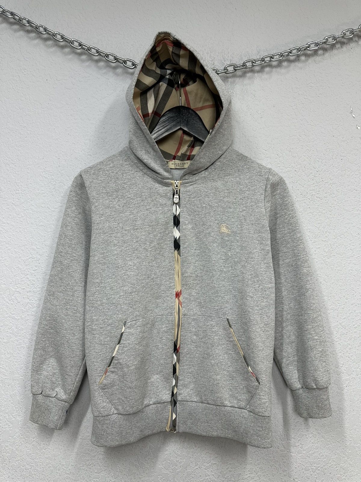 Burberry Vintage Burberry Brit hoodie y2k England style Avantgarde Size XS / US 0-2 / IT 36-38 - 4 Thumbnail