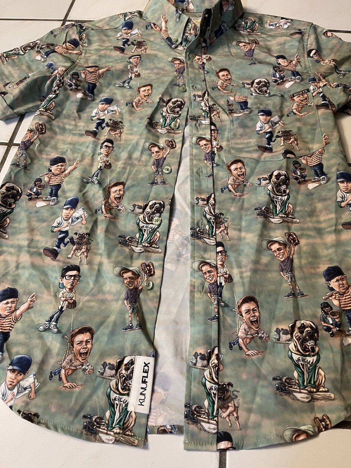 Other RSVLTS The Sandlot Kunuflex Men's Green Shirt Baseball XS Size US XS / EU 42 / 0 - 2 Thumbnail